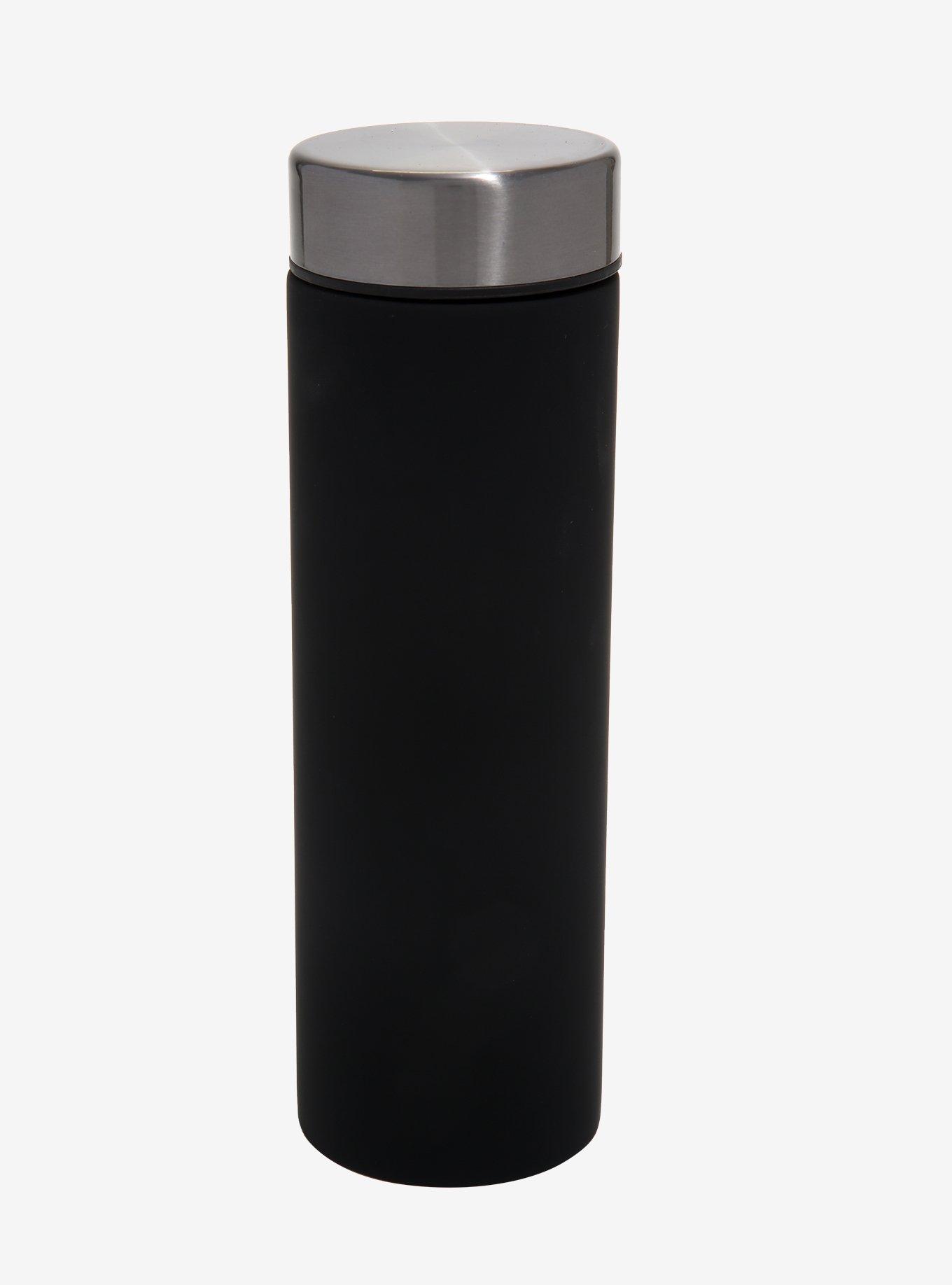ASOBU Black & Silver Steel Water Bottle, , hi-res