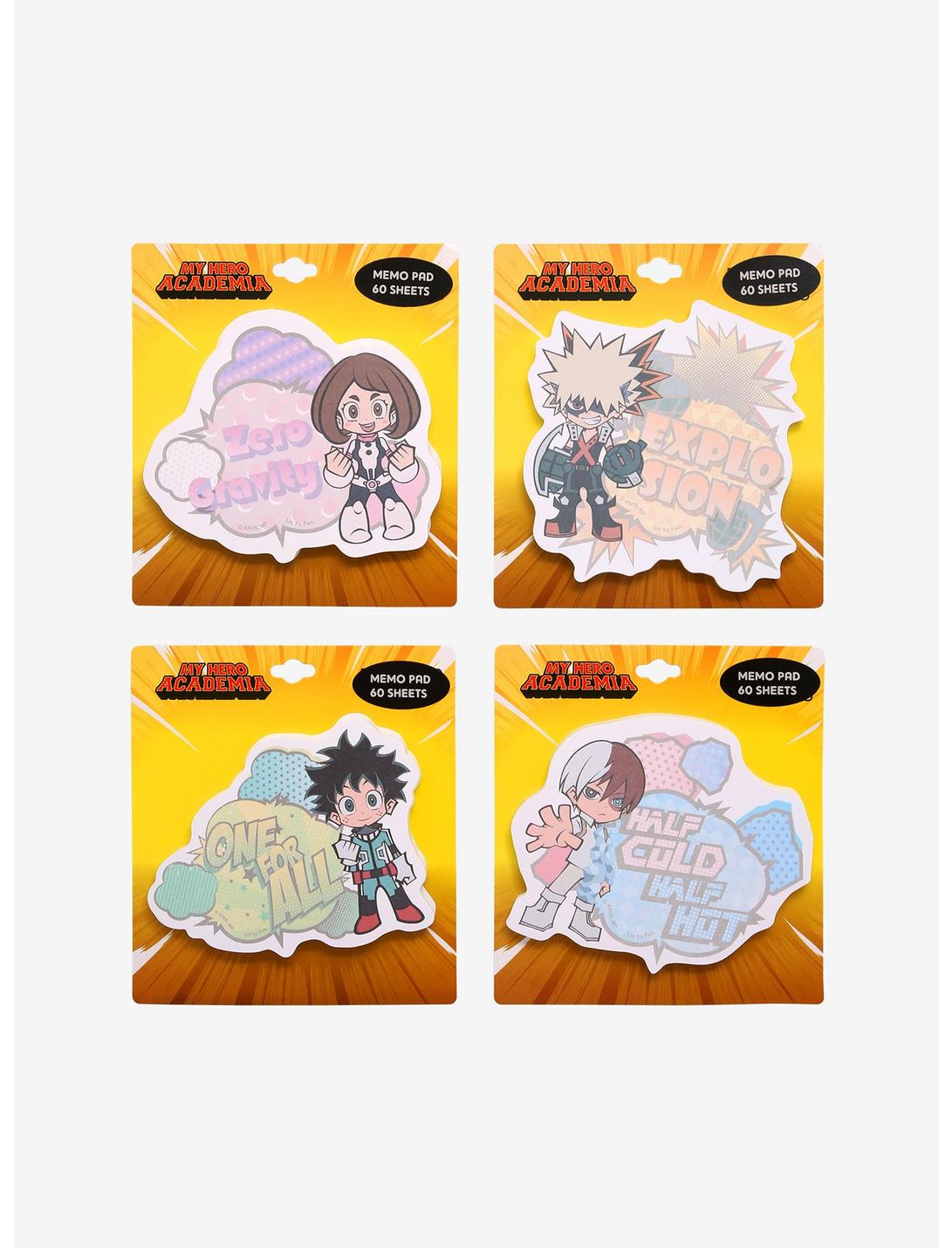 My Hero Academia Chibi Character Assorted Sticky Notes, , hi-res