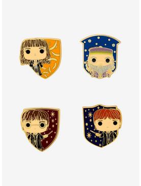 Funko Harry Potter Pop! Character Crest Enamel Pin Set, , hi-res