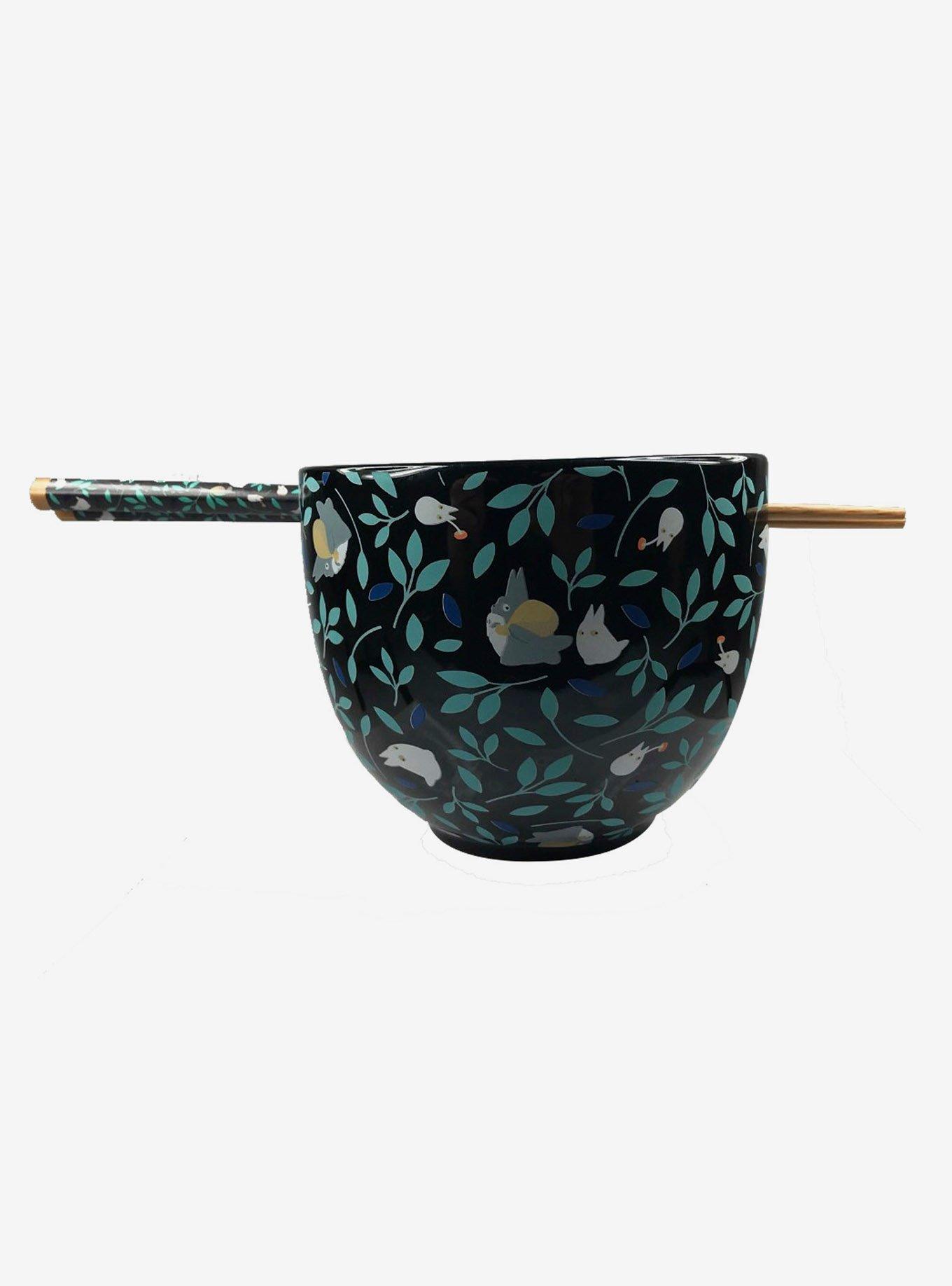 Studio Ghibli My Neighbor Totoro Leaf Ramen Bowl With Chopsticks, , hi-res