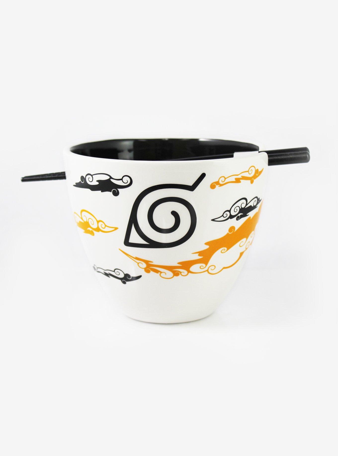 Naruto Shippuden Hidden Leaf Village Ramen Bowl With Chopsticks, , hi-res