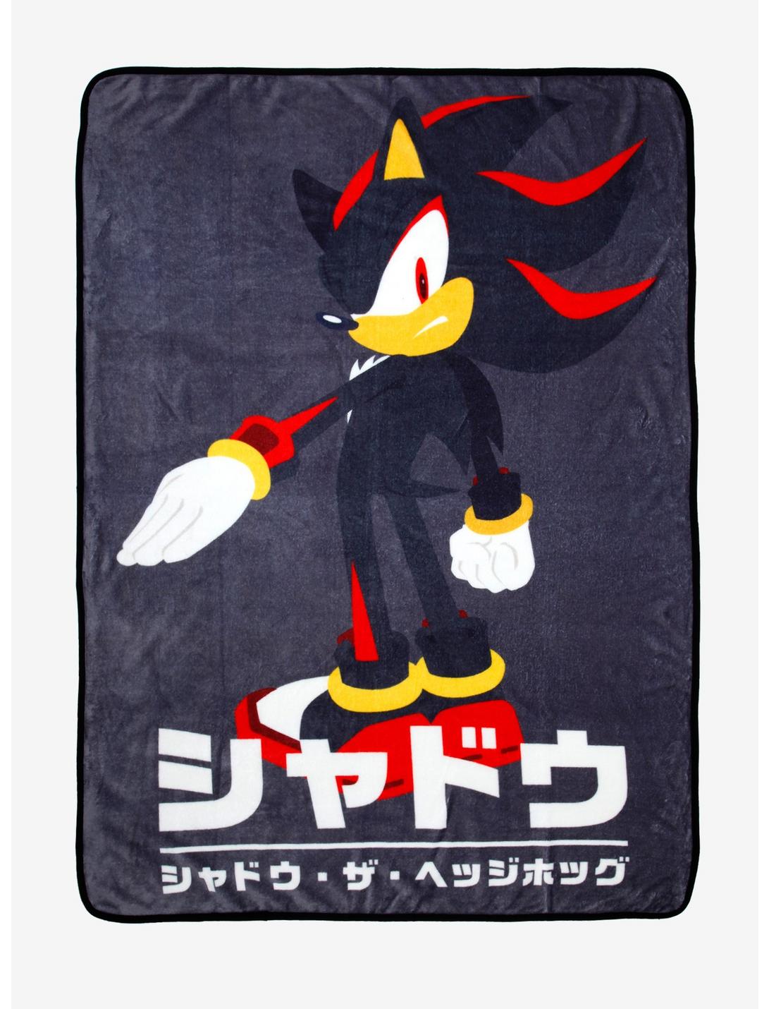 Sonic The Hedgehog Shadow Throw Blanket, , hi-res