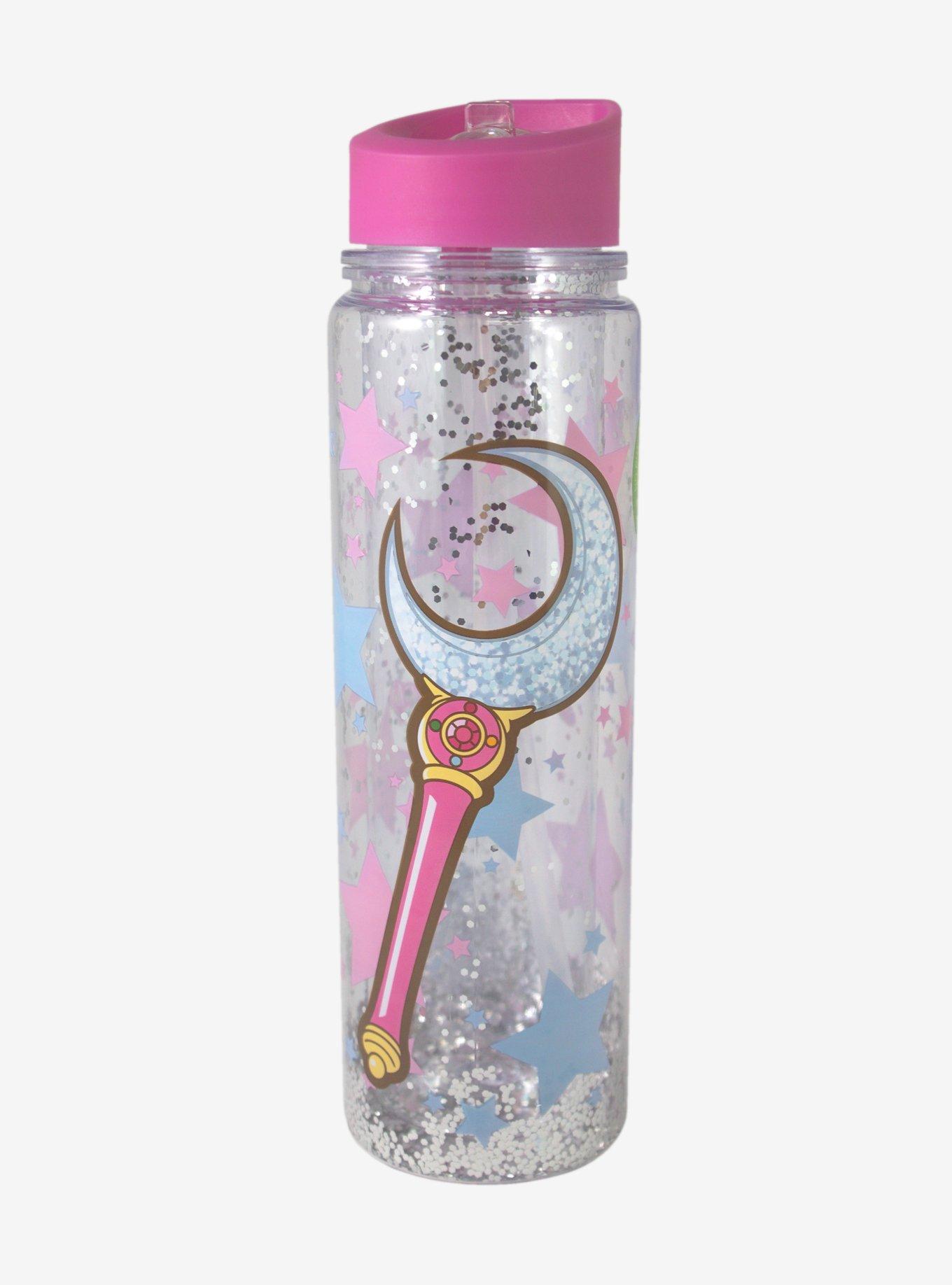 Disney Encanto Glitter Water Bottle – Pink