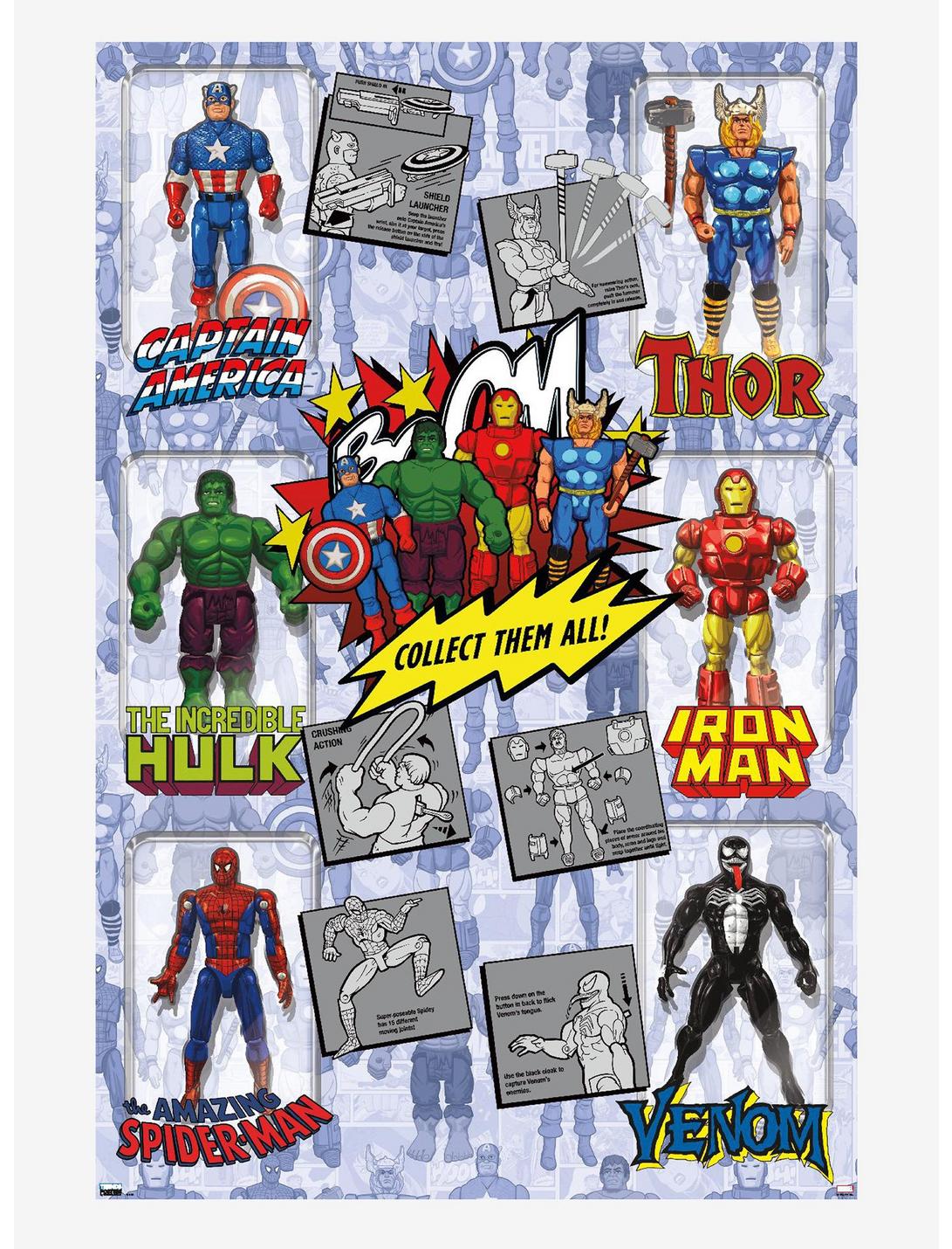 Marvel Action Figure Poster, , hi-res