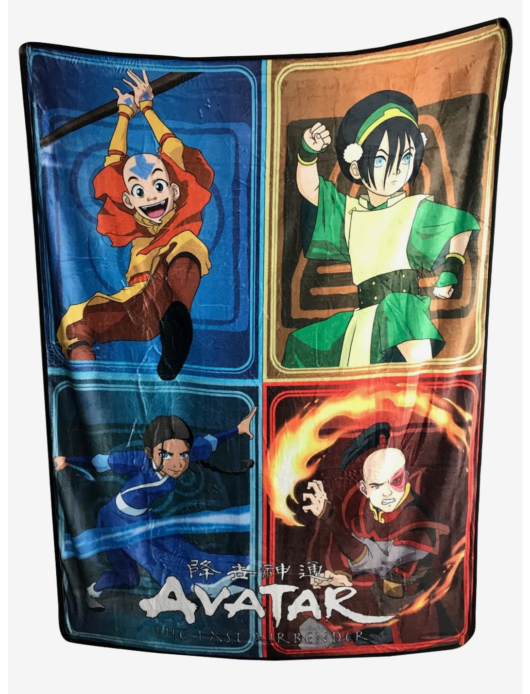 Avatar: The Last Airbender Character Grid Throw Blanket, , hi-res