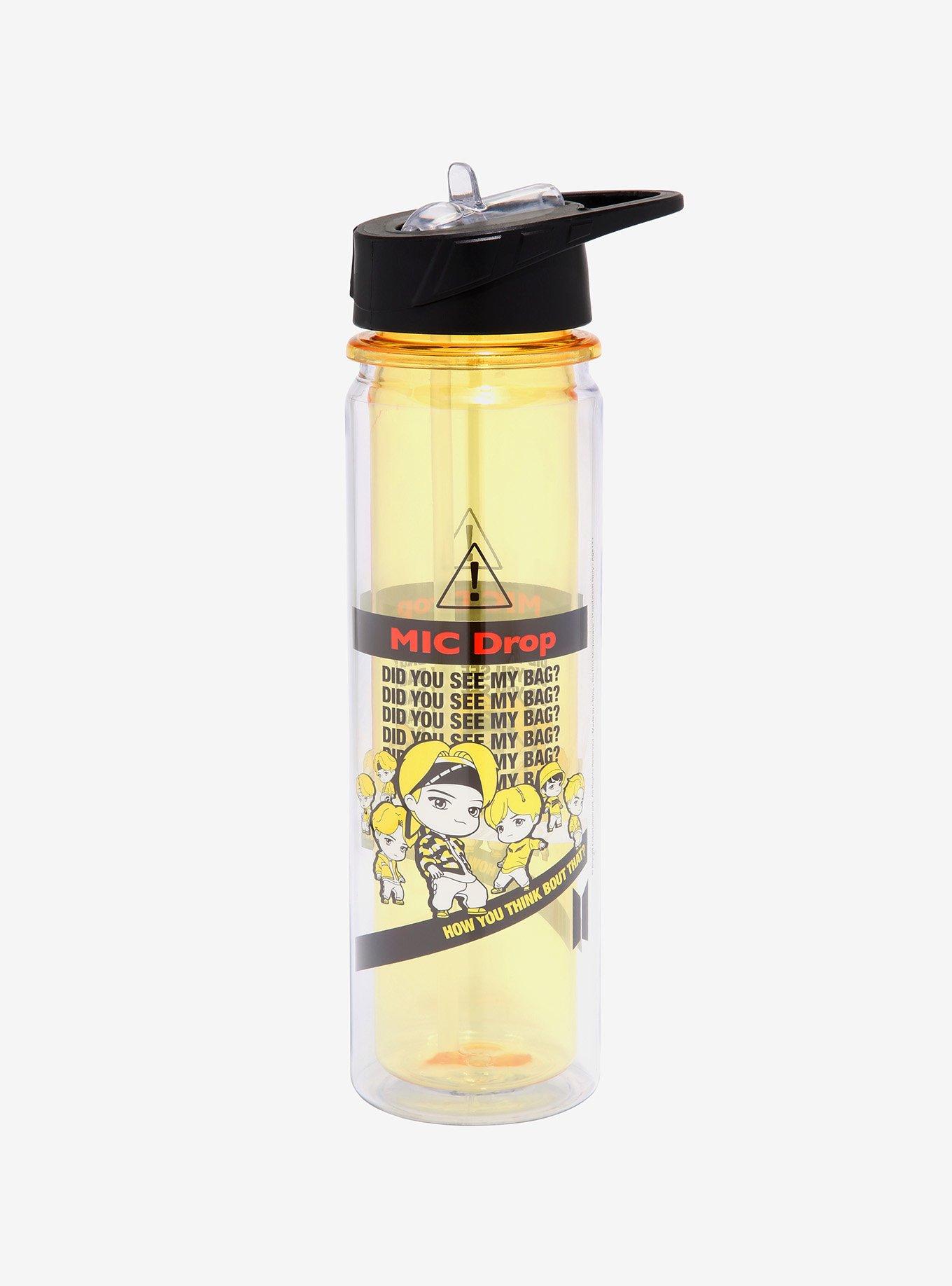 TinyTAN Character Yellow Water Bottle Inspired By BTS, , hi-res