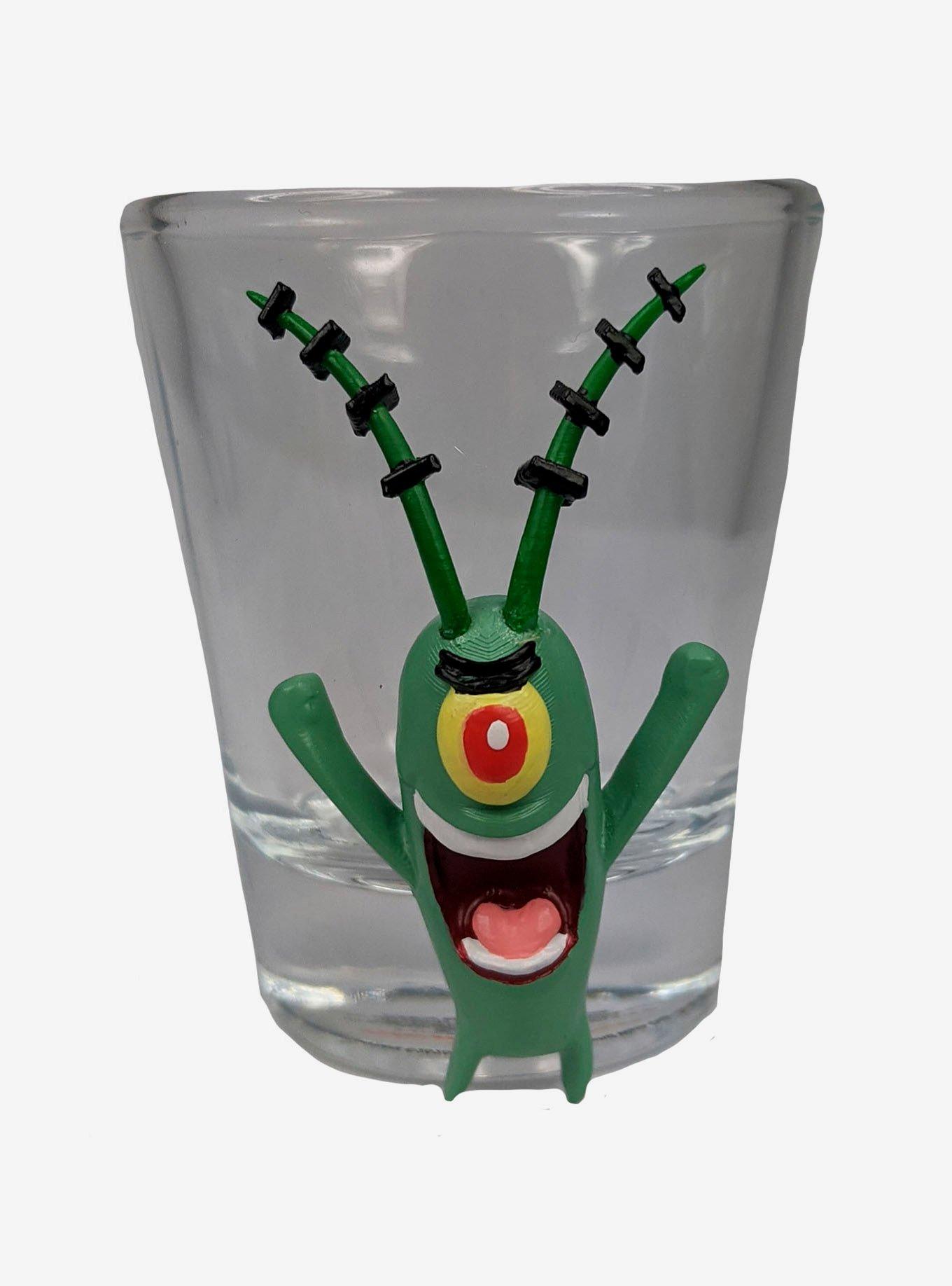 SpongeBob SquarePants Sheldon J. Plankton Mini Glass | Hot Topic