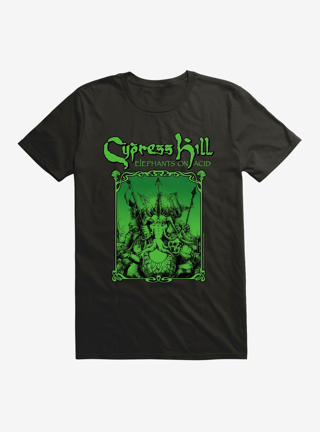 cypress hill elephants on acid t shirt