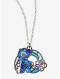 Disney Lilo & Stitch Stained Glass Stitch Necklace - BoxLunch Exclusive, , hi-res