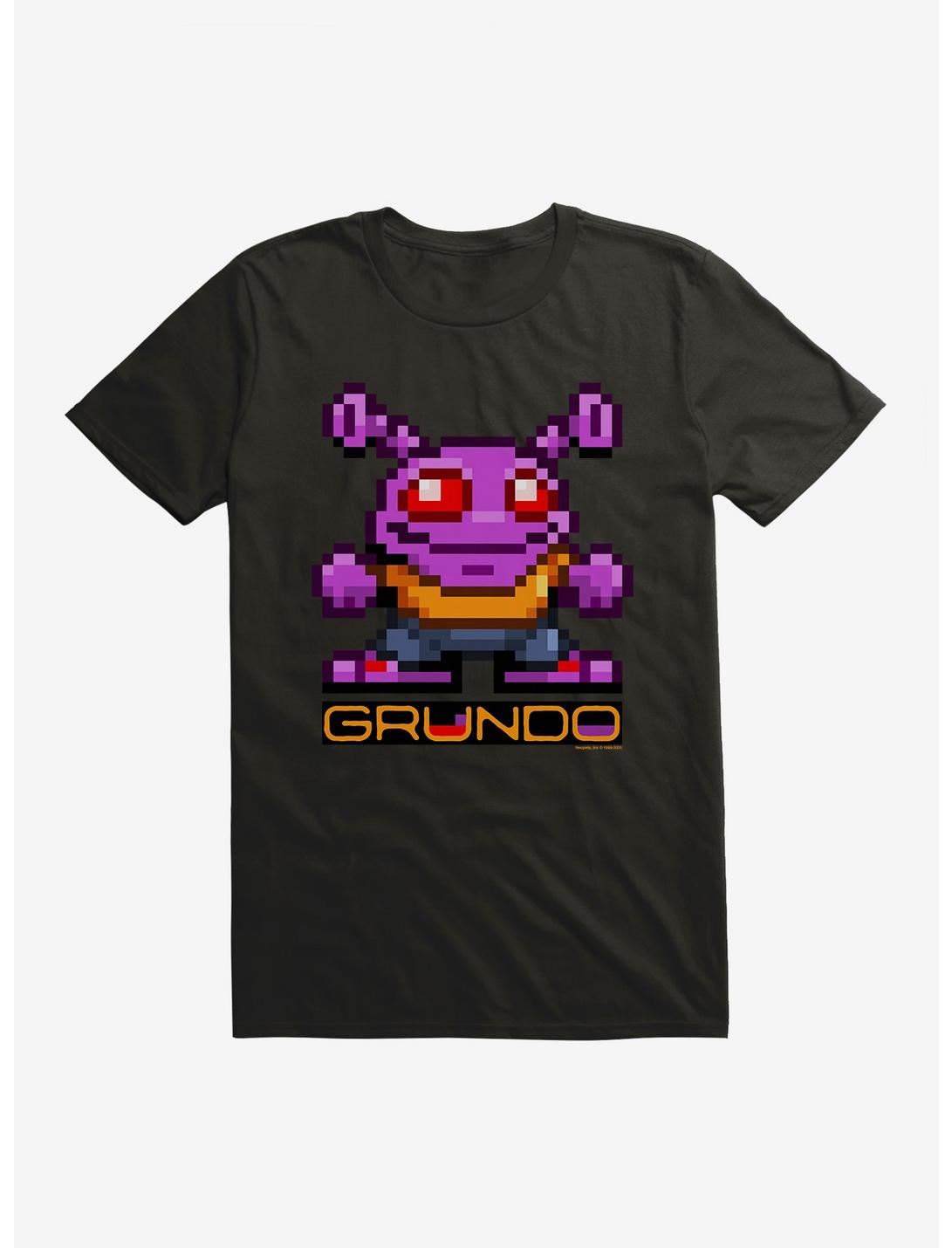Neopets 8-Bit Grundo T-Shirt, BLACK, hi-res