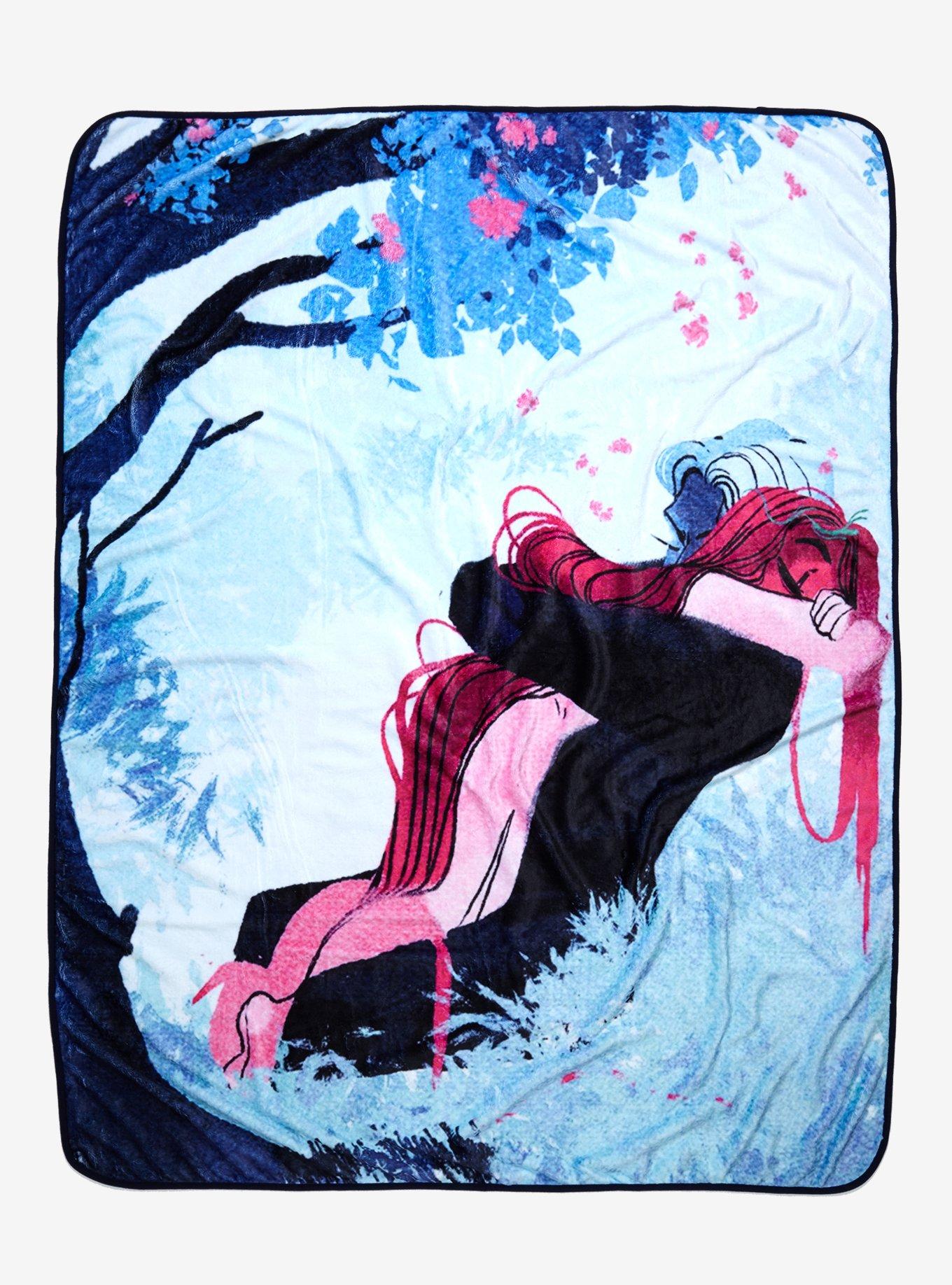 Lore Olympus Hades Persephone Throw Blanket Hot Topic