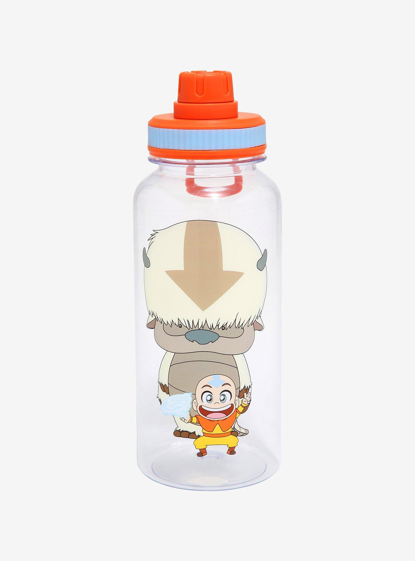 Avatar: The Last Airbender Chibi Sticker Water Bottle, , hi-res