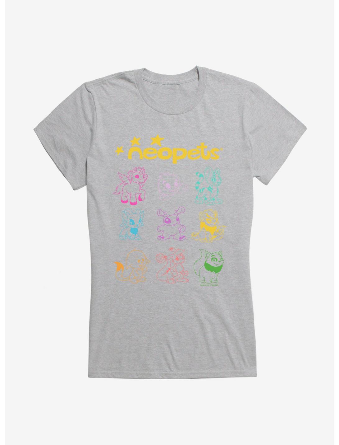 Neopets Line Art Girls T-Shirt, , hi-res