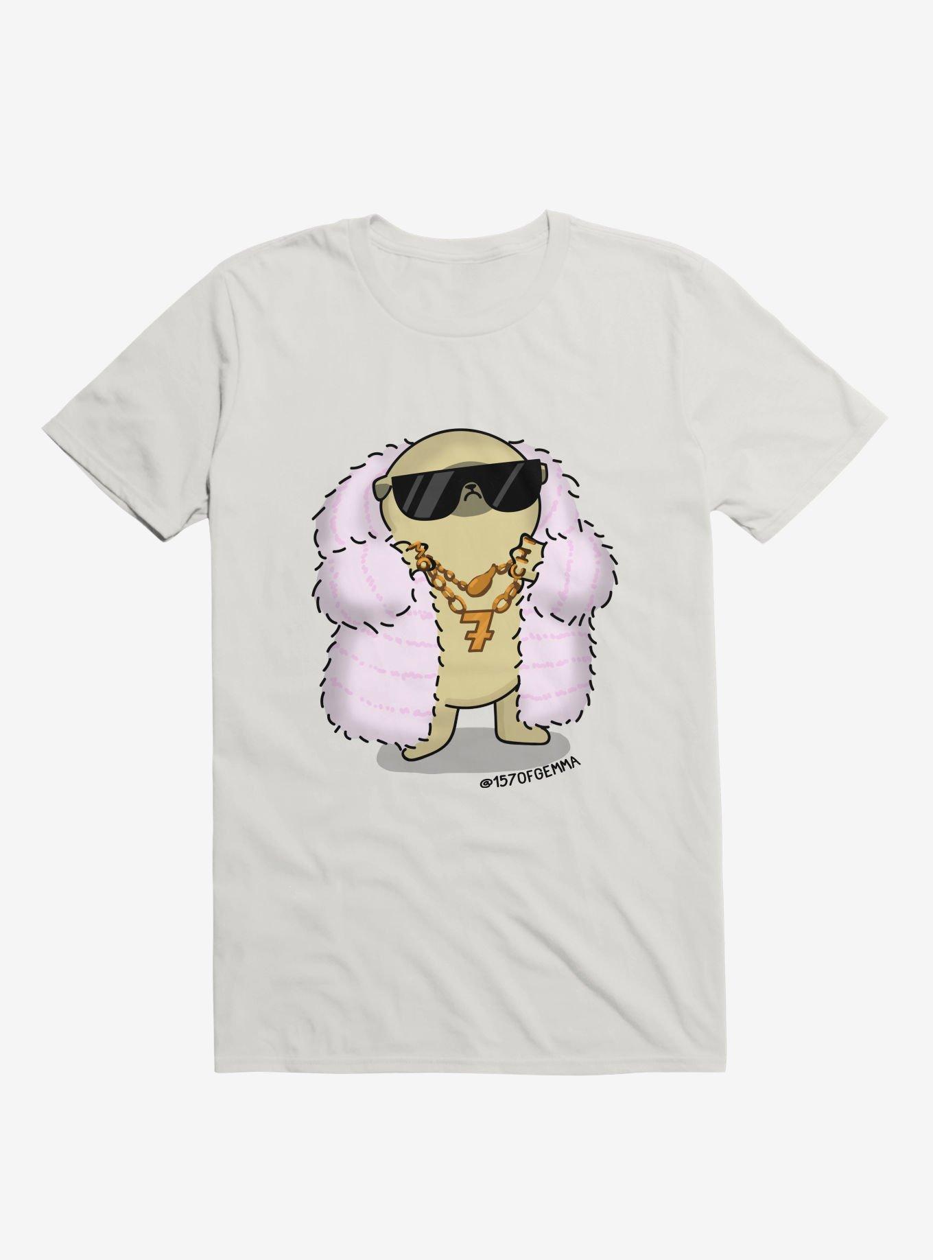 Cool Mochi The Pug T-Shirt, WHITE, hi-res