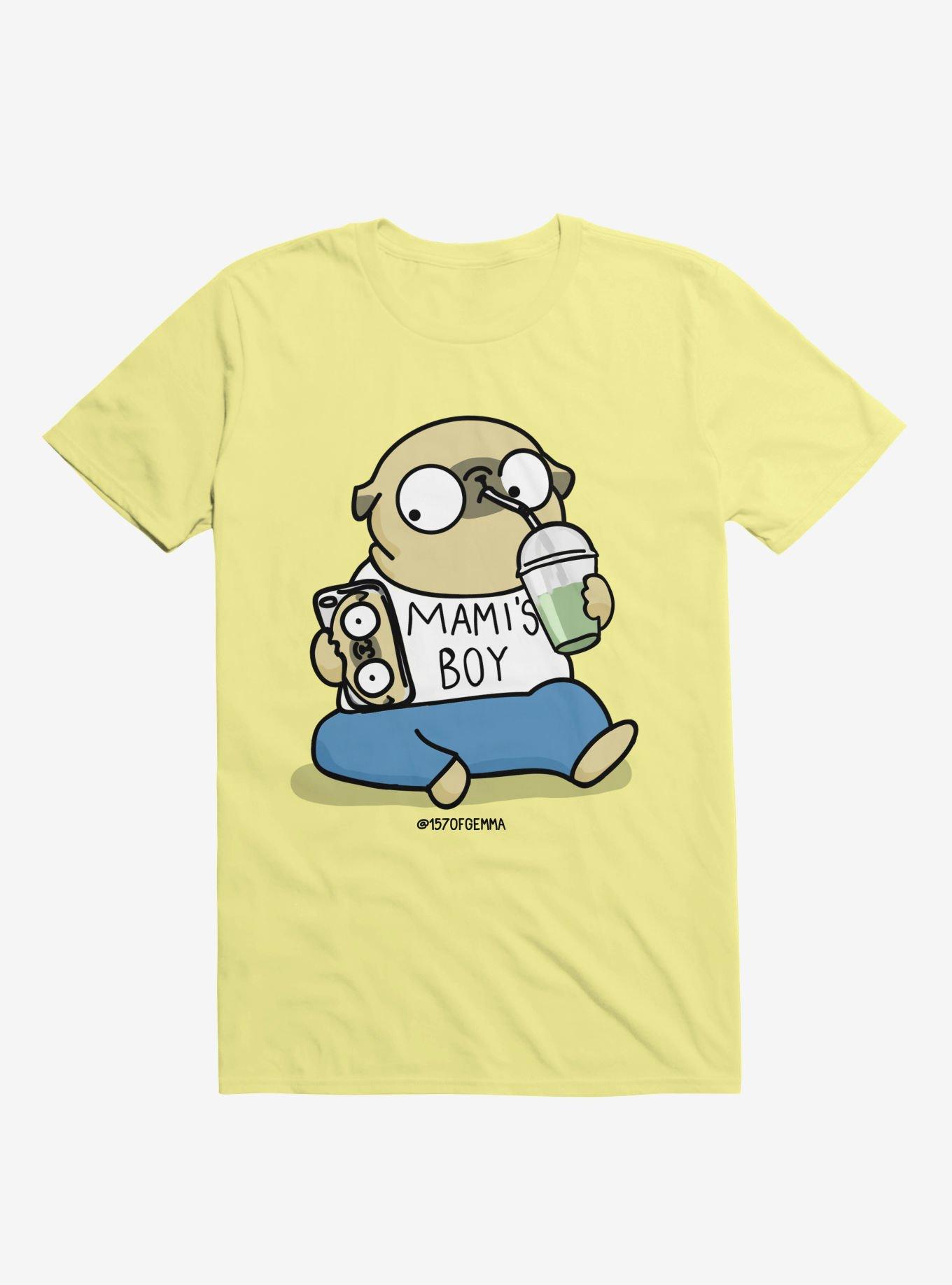 Mami's Boy T-Shirt, YELLOW, hi-res