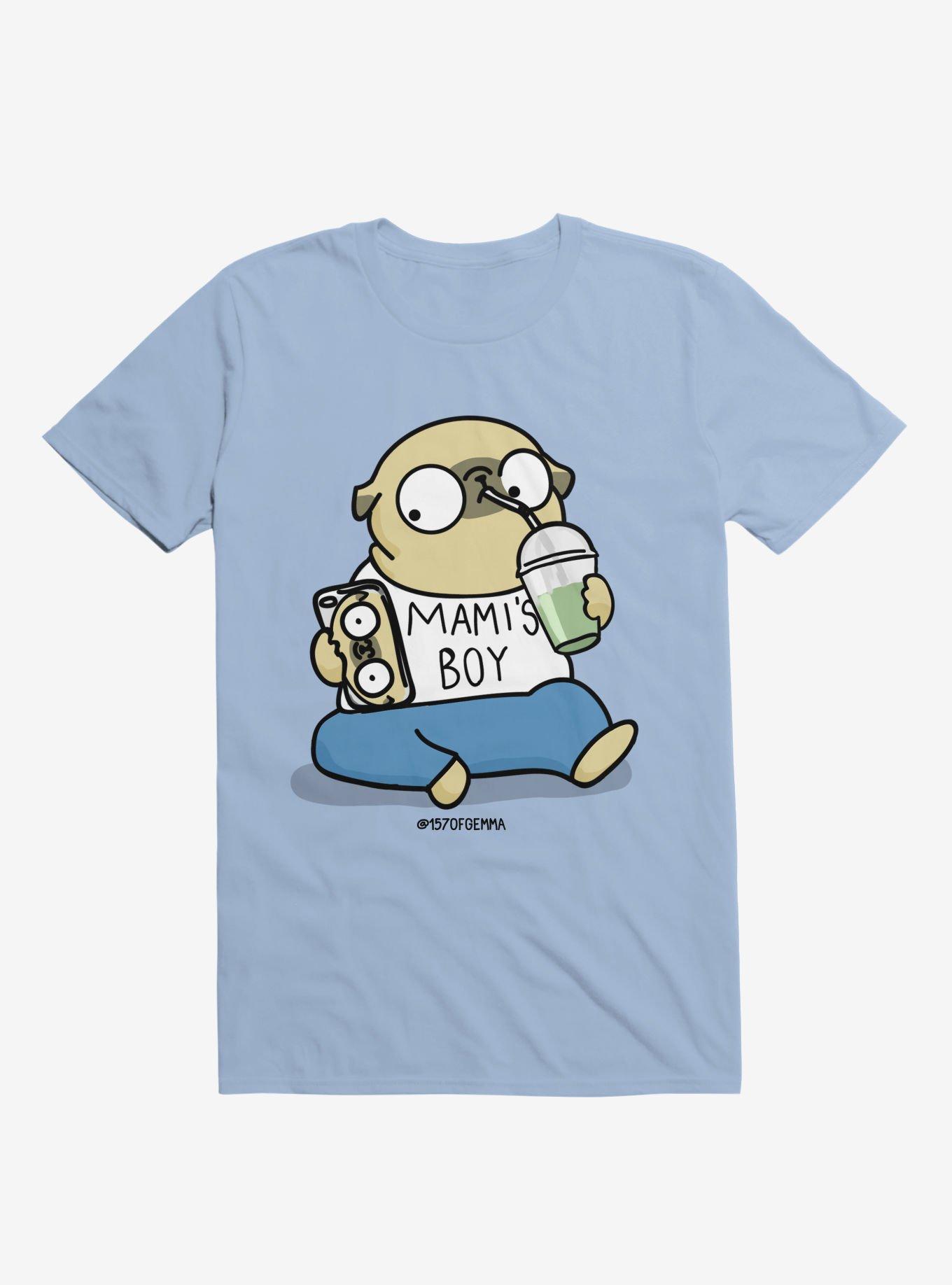 Mami's Boy T-Shirt, LIGHT BLUE, hi-res