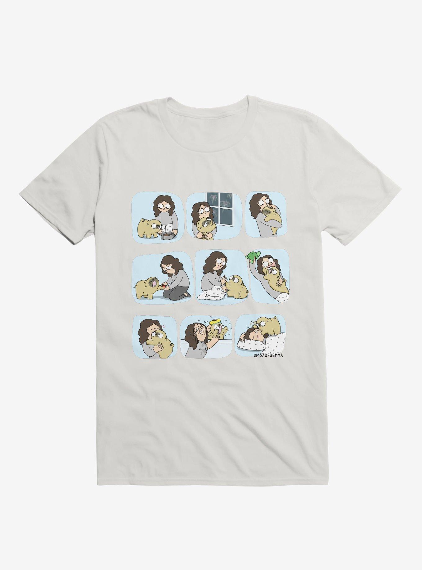 Mother's Day Fur Mom T-Shirt, WHITE, hi-res