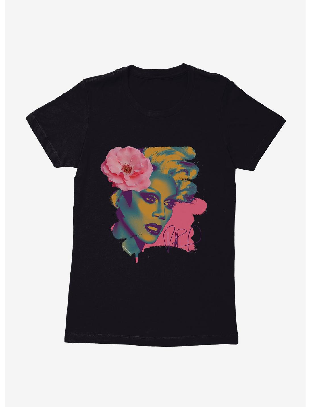 RuPaul Floral Portrait Womens T-Shirt, , hi-res