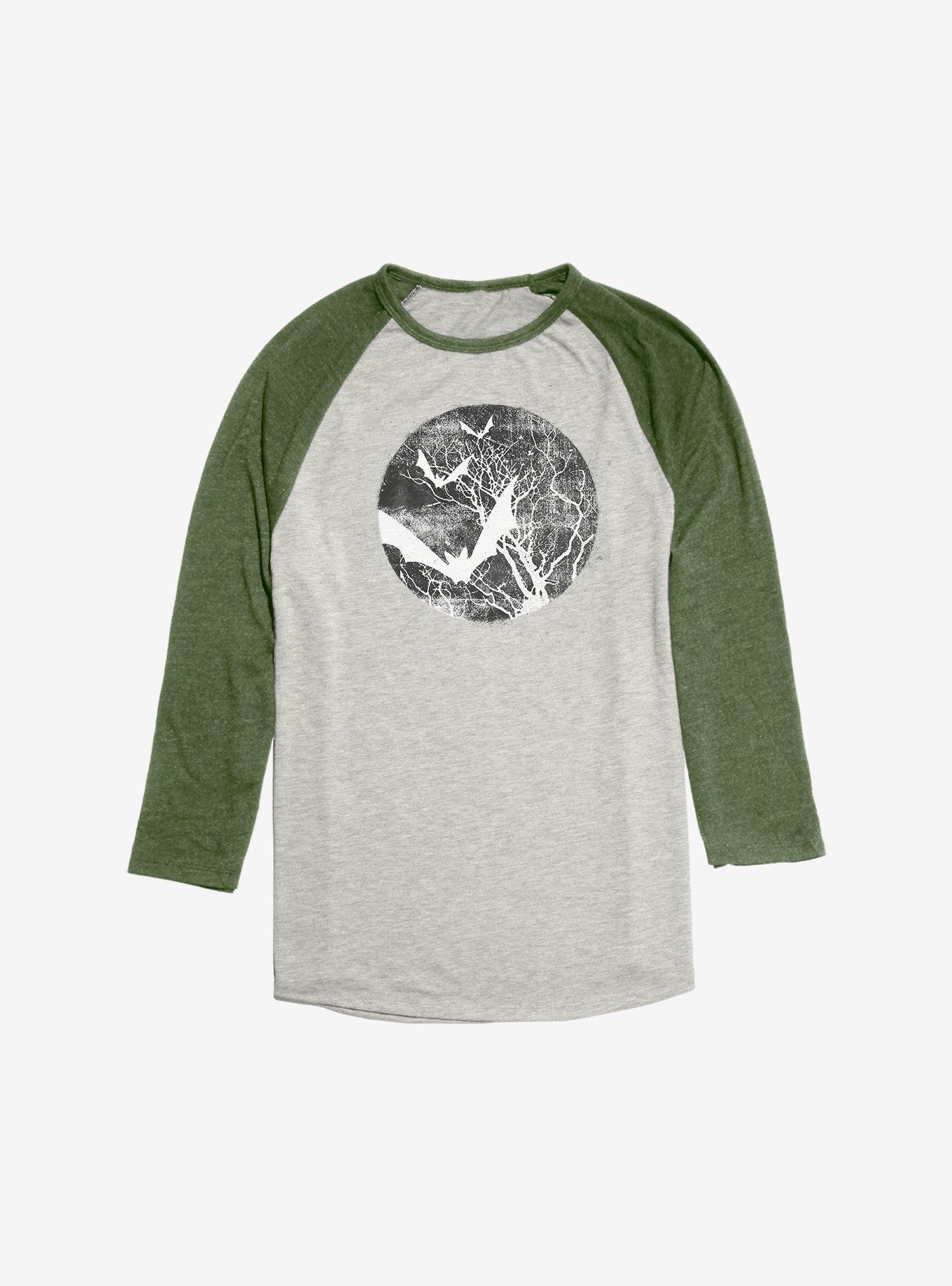 Full Moon Bat Raglan, Oatmeal With Moss, hi-res