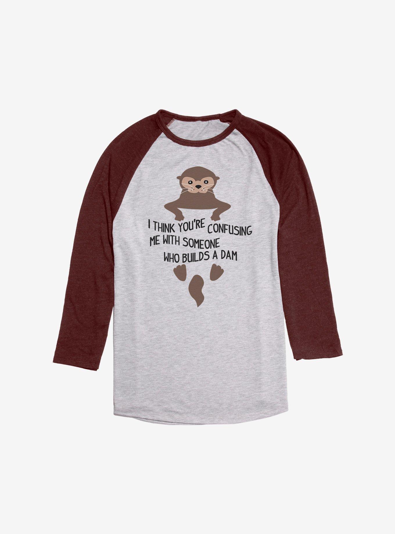 Otter Build A Dam Raglan, , hi-res