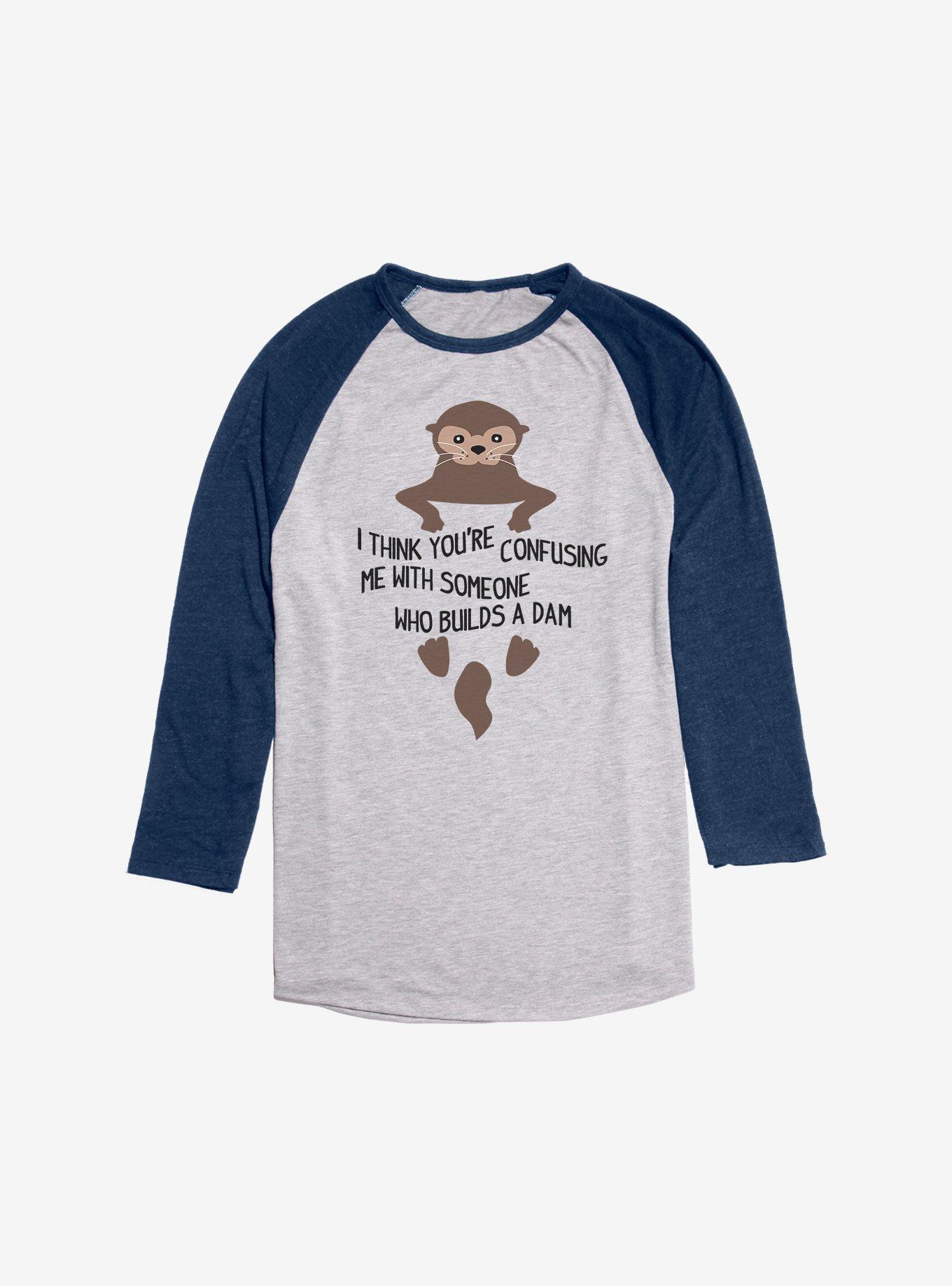 Otter Build A Dam Raglan, , hi-res