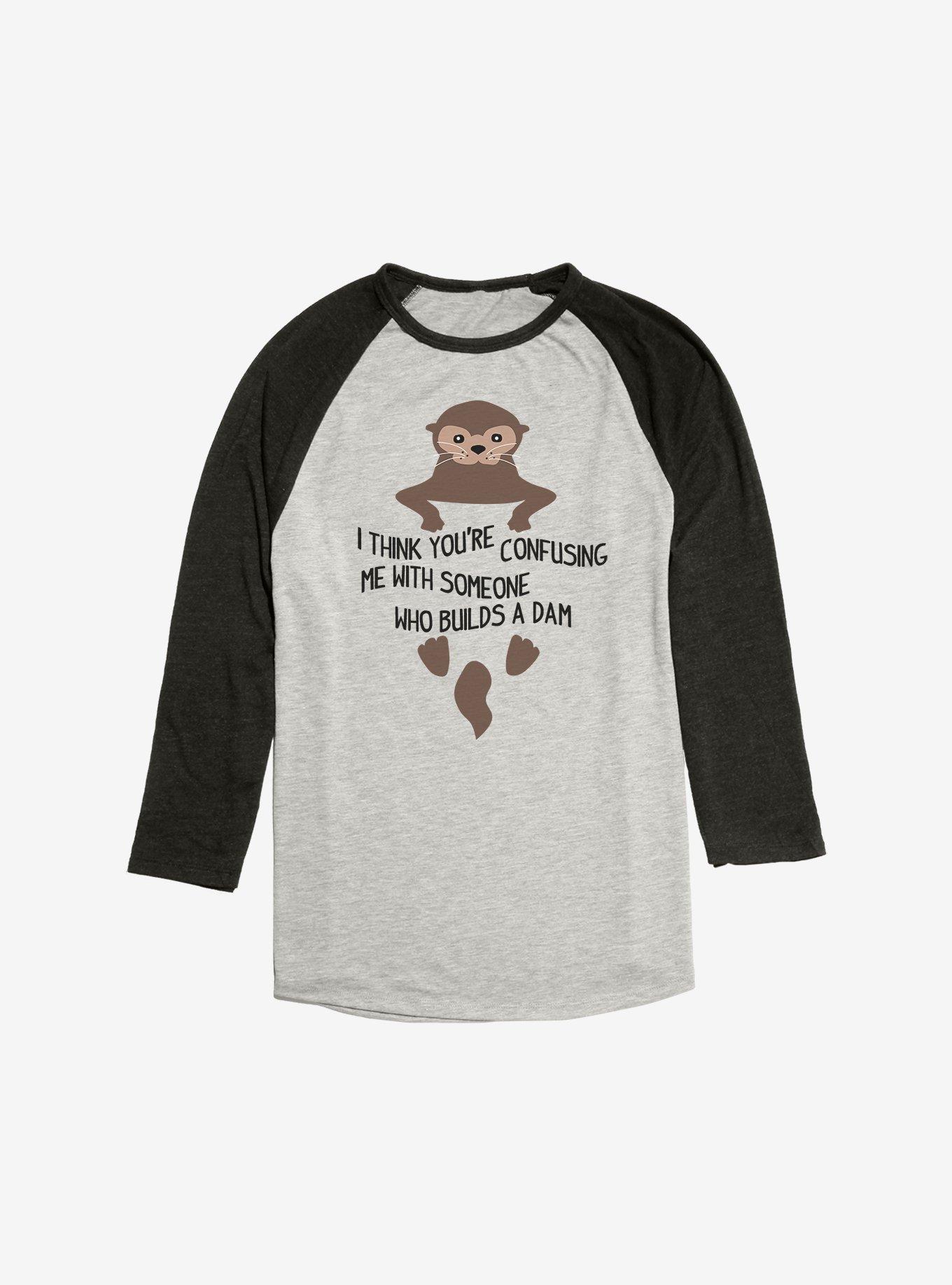 Otter Build A Dam Raglan, , hi-res