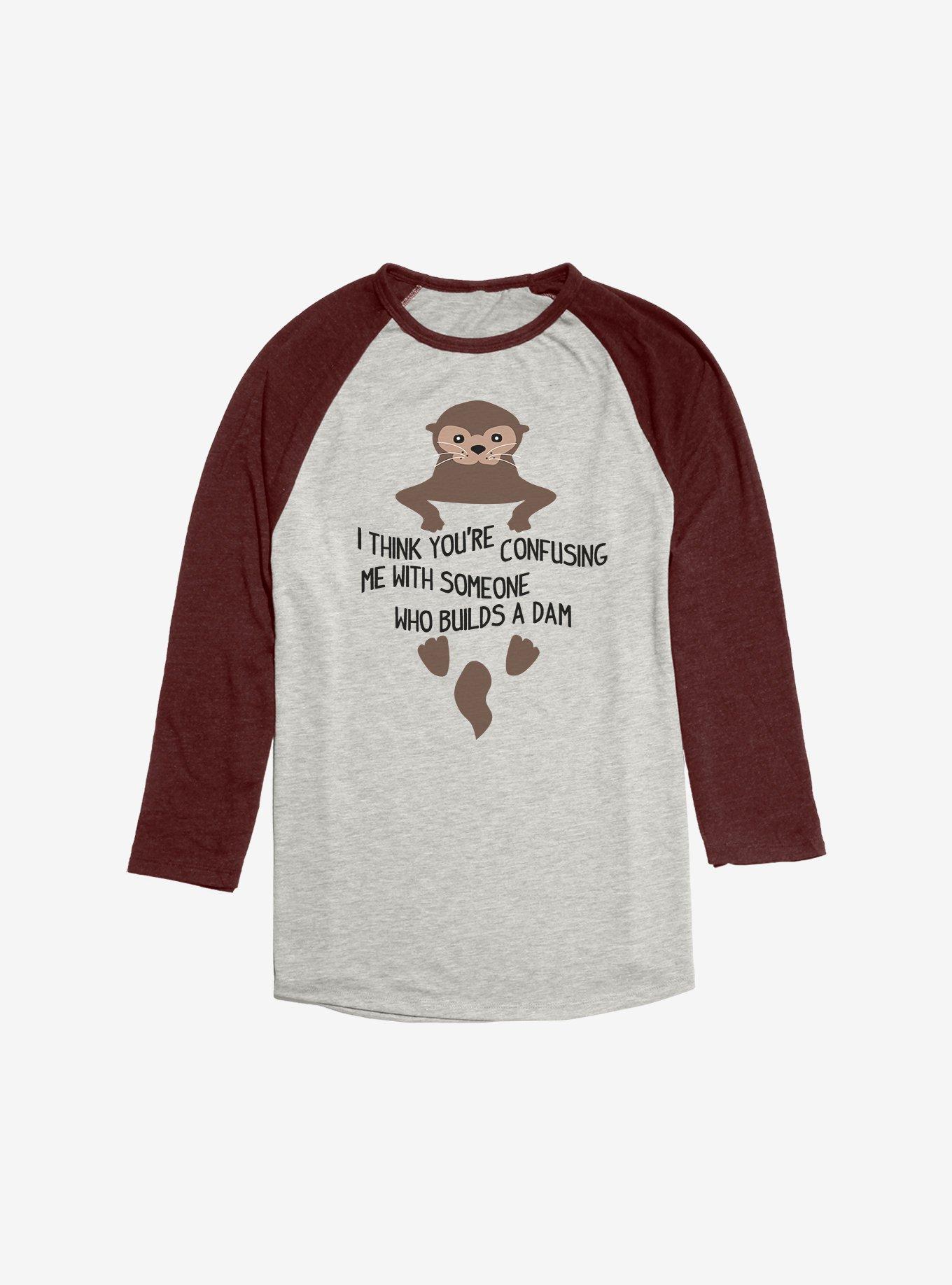 Otter Build A Dam Raglan, , hi-res