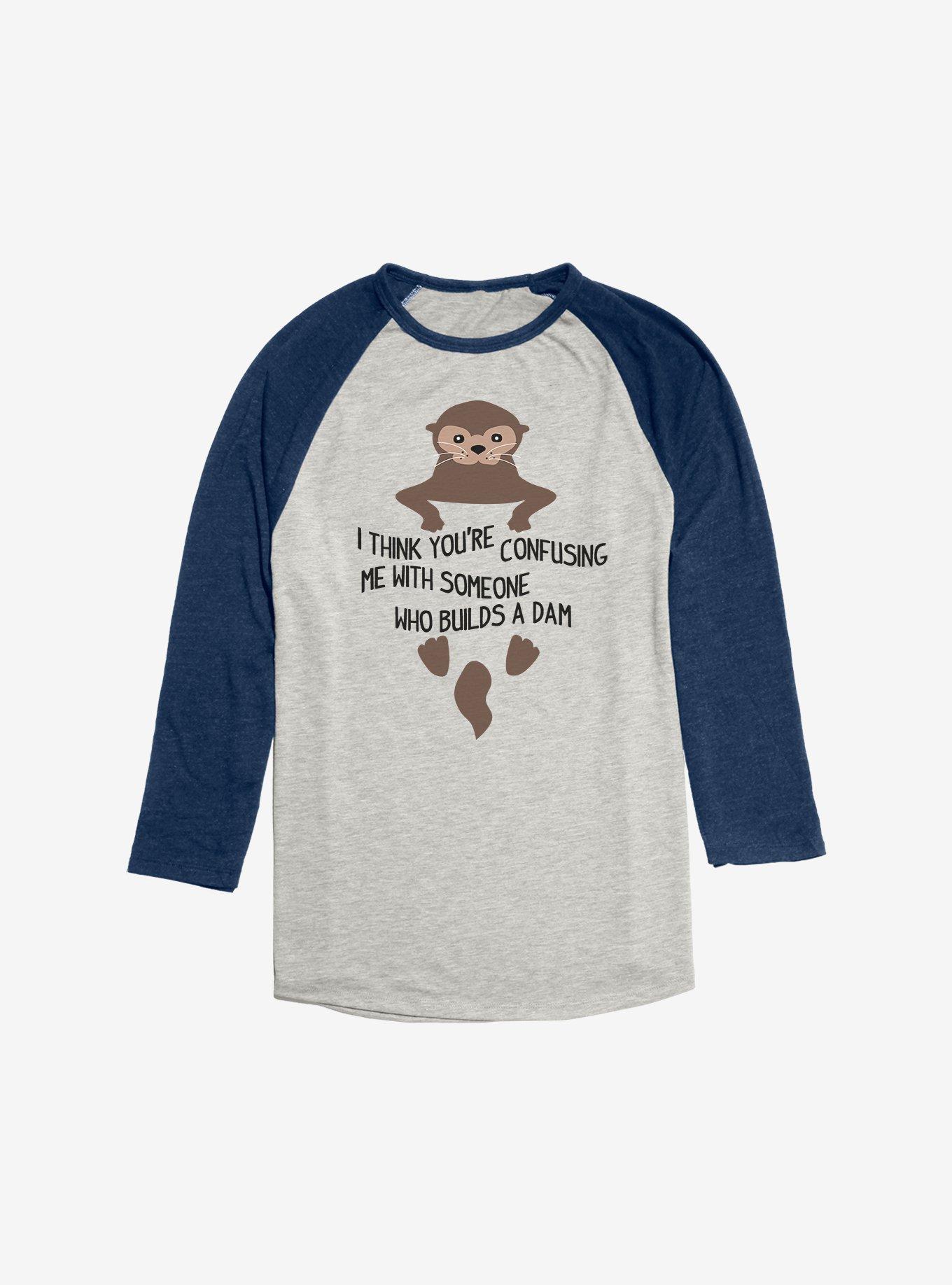 Otter Build A Dam Raglan, , hi-res