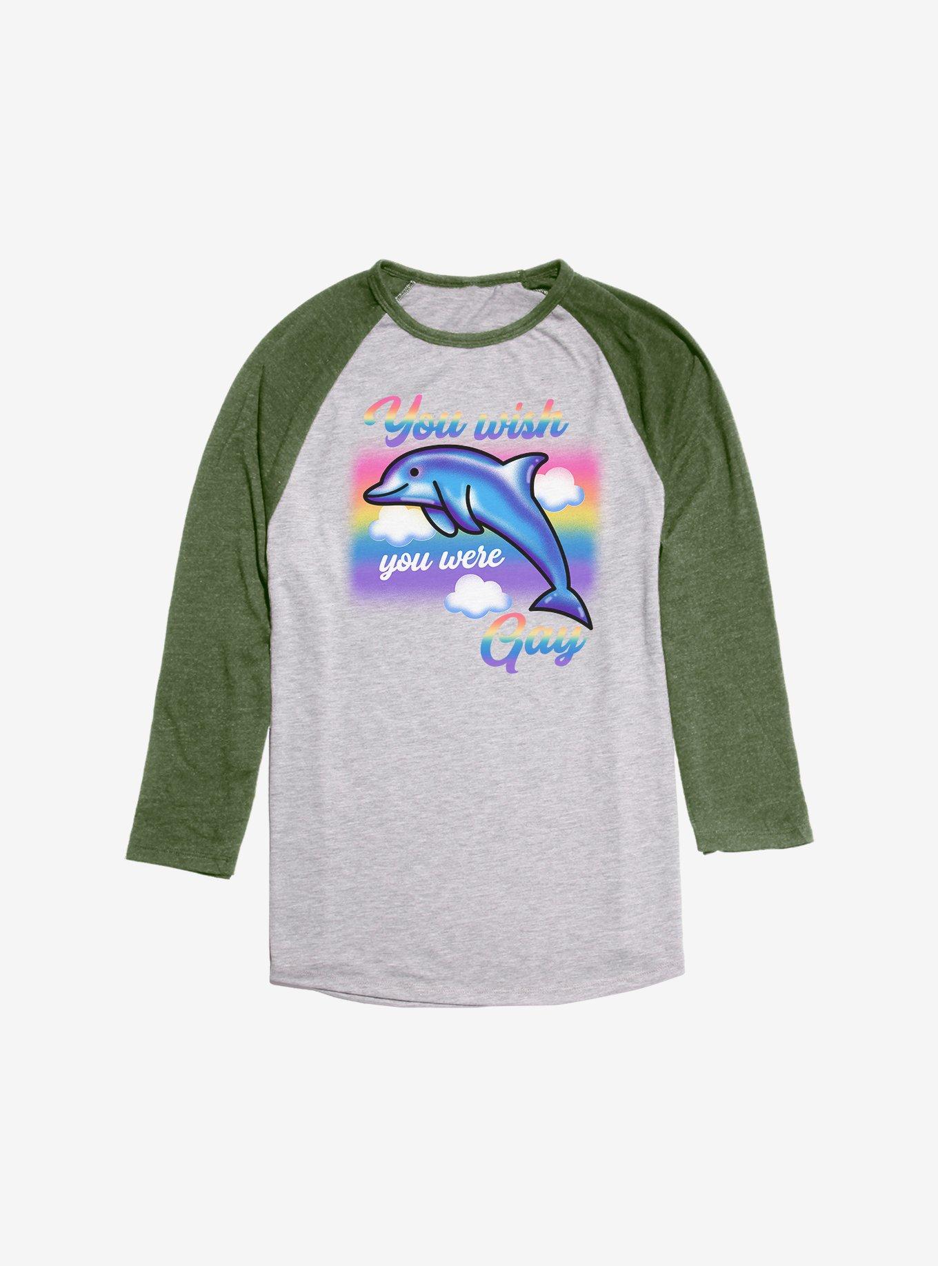 You Wish You Were Gay Raglan, , hi-res
