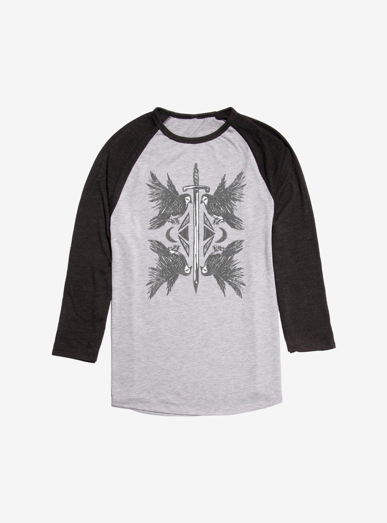 Raven And Sword Raglan, , hi-res