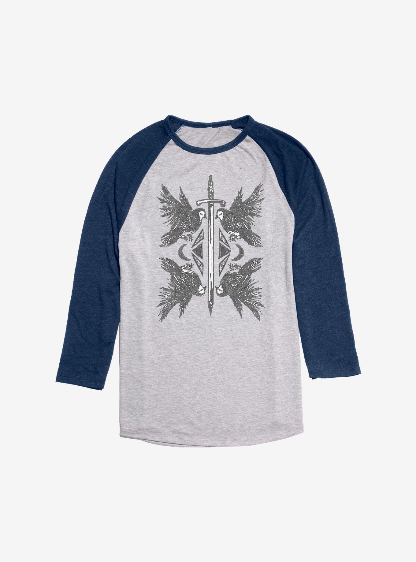 Raven And Sword Raglan, , hi-res
