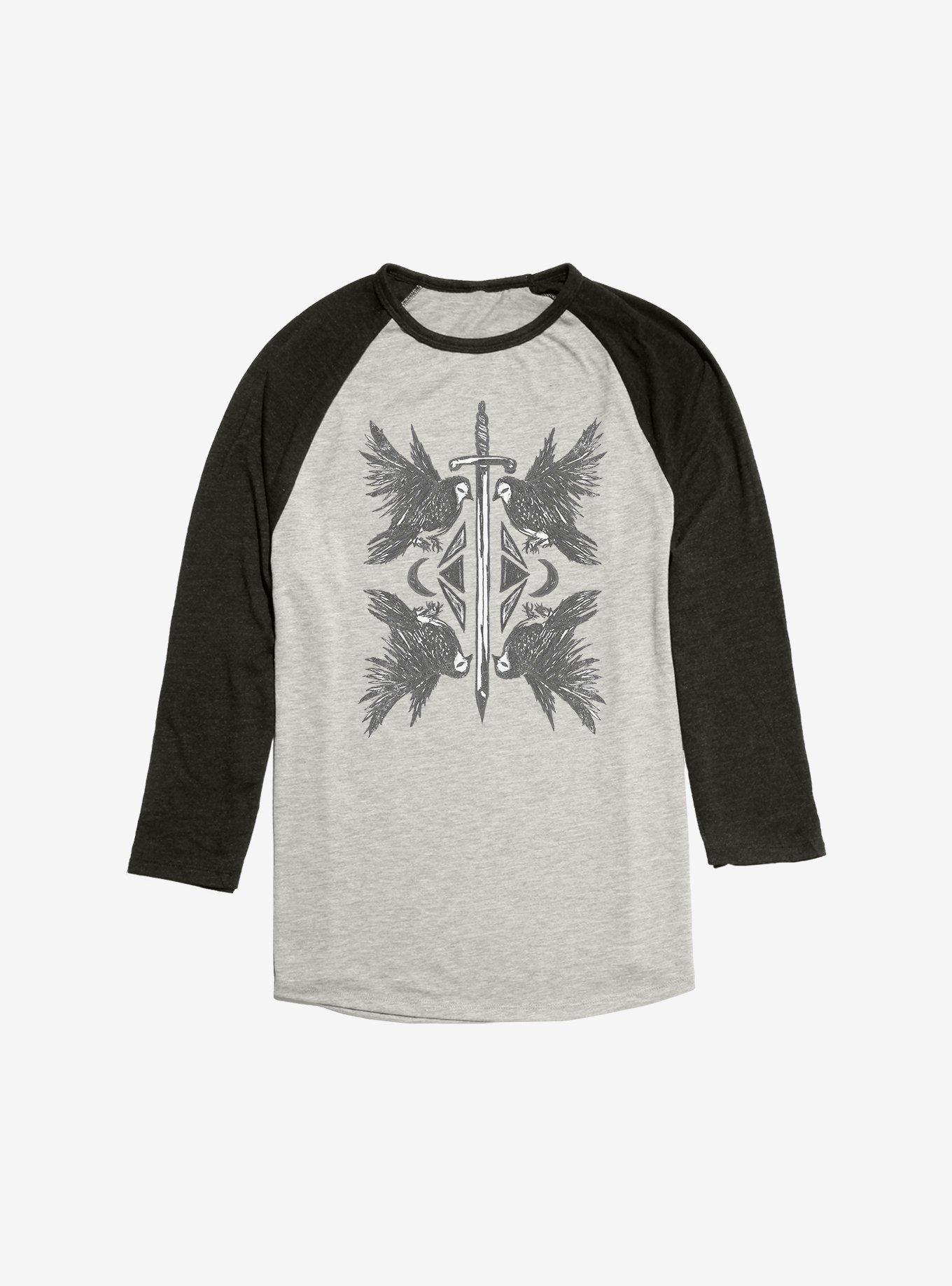 Raven And Sword Raglan, , hi-res