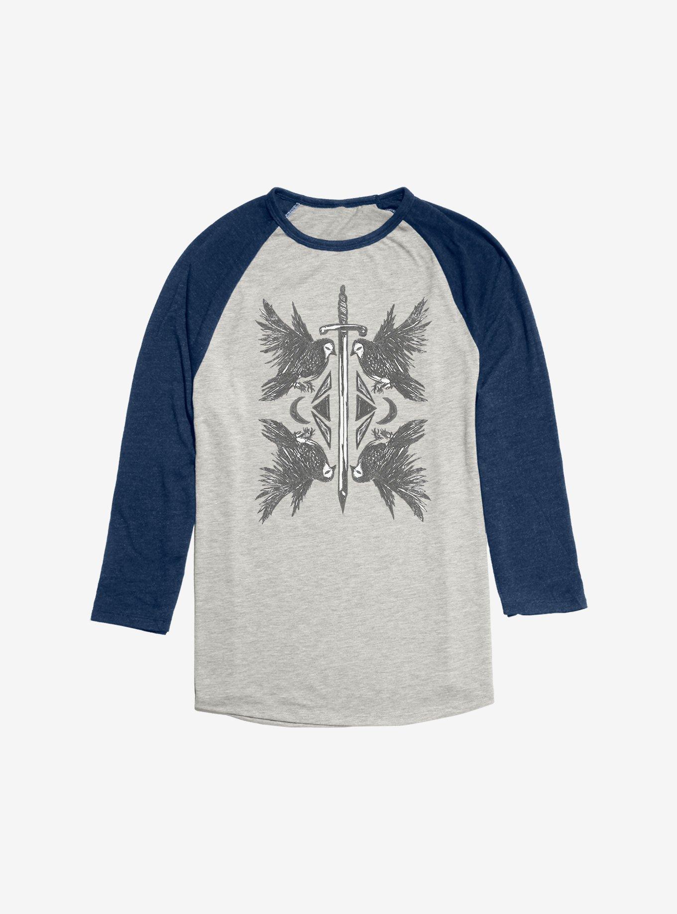 Raven And Sword Raglan, , hi-res