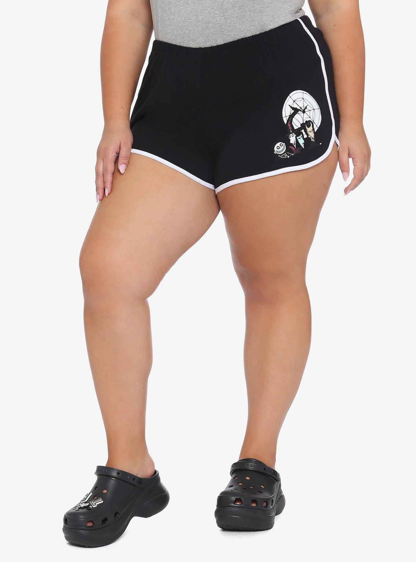 The Nightmare Before Christmas Oogie's Boys Girls Soft Shorts Plus Size, MULTI, hi-res