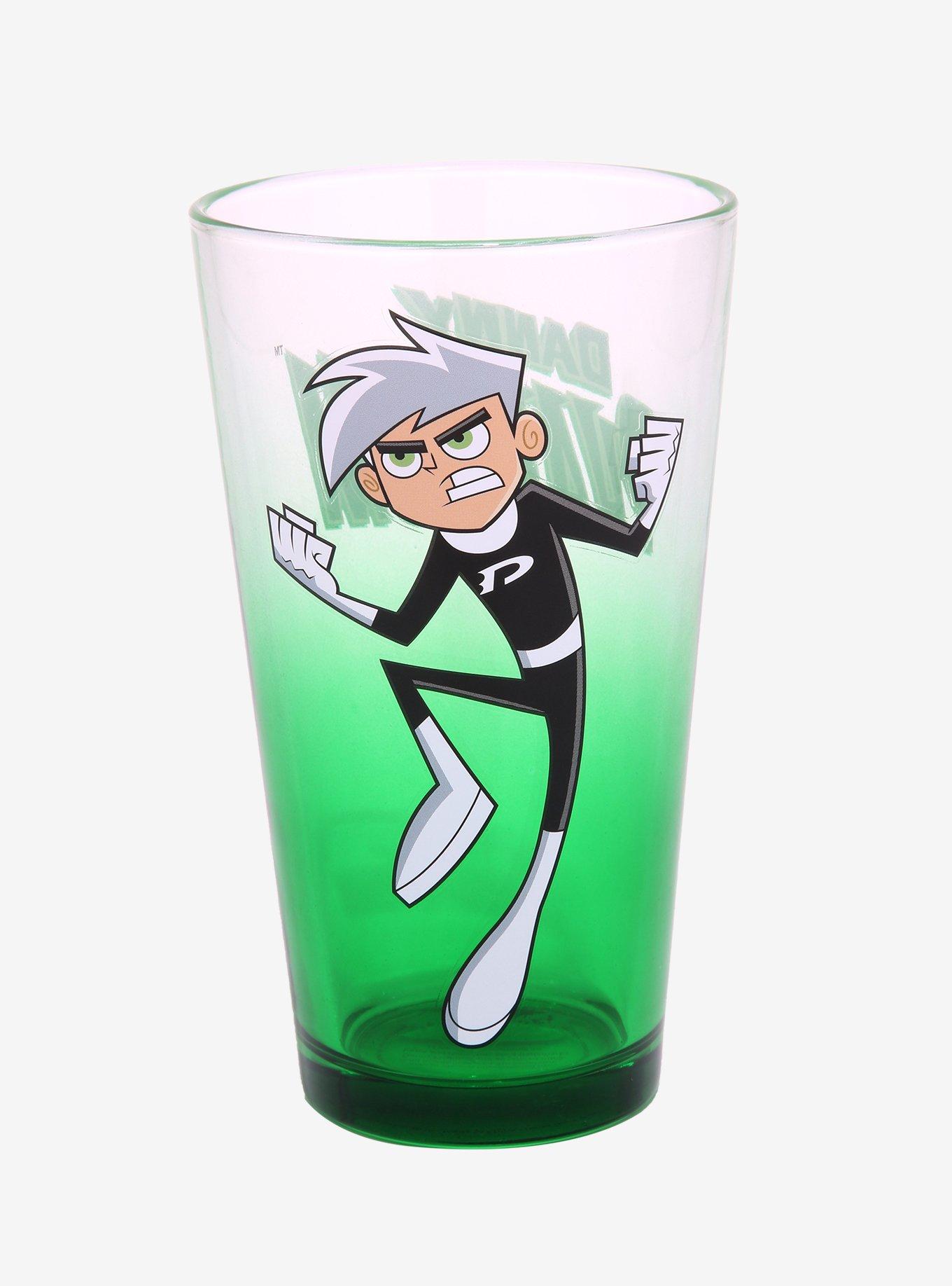 Danny Phantom Logo Ombre Pint Glass BoxLunch Exclusive BoxLunch