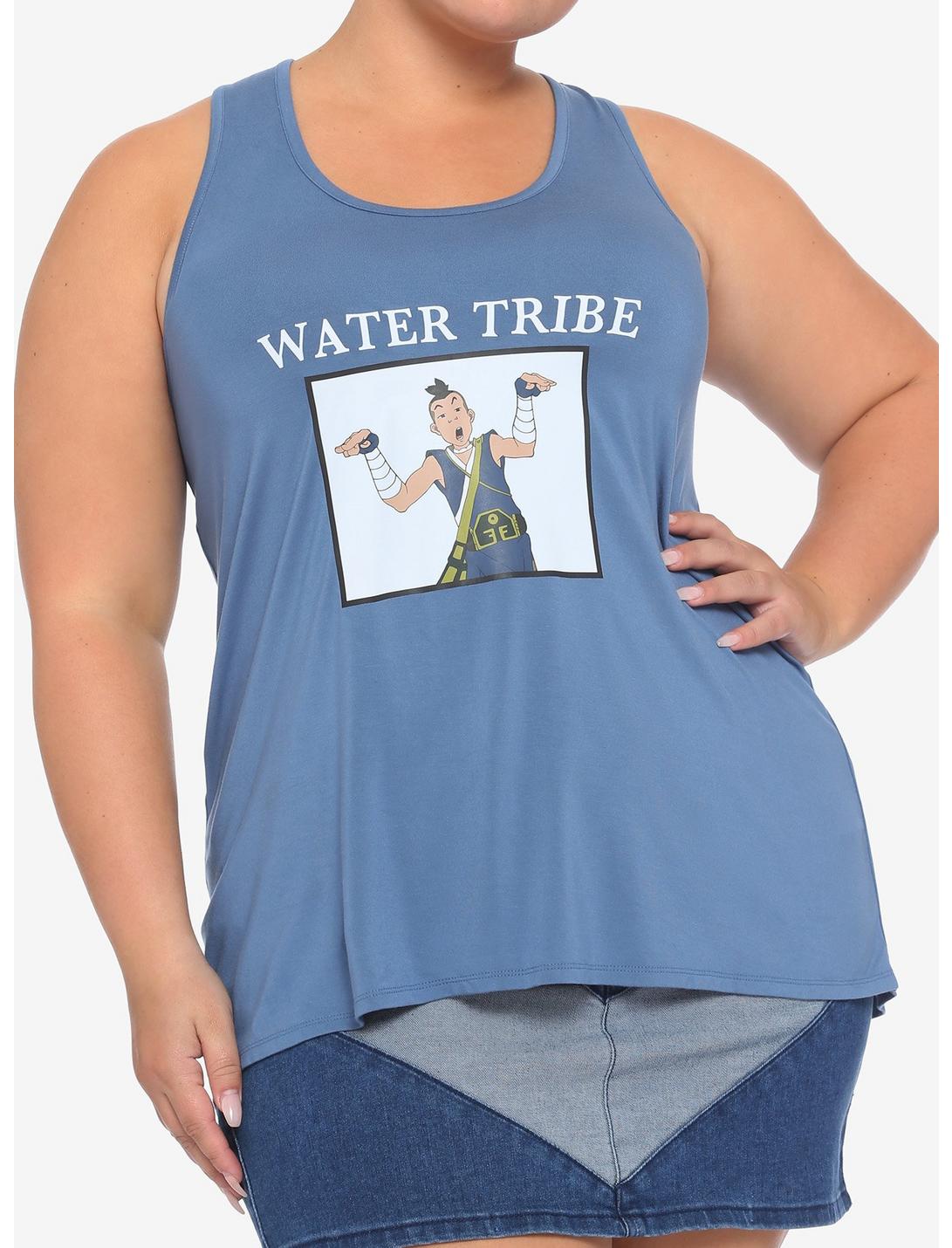 Avatar: The Last Airbender Sokka Water Tribe Girls Tank Top Plus Size, MULTI, hi-res