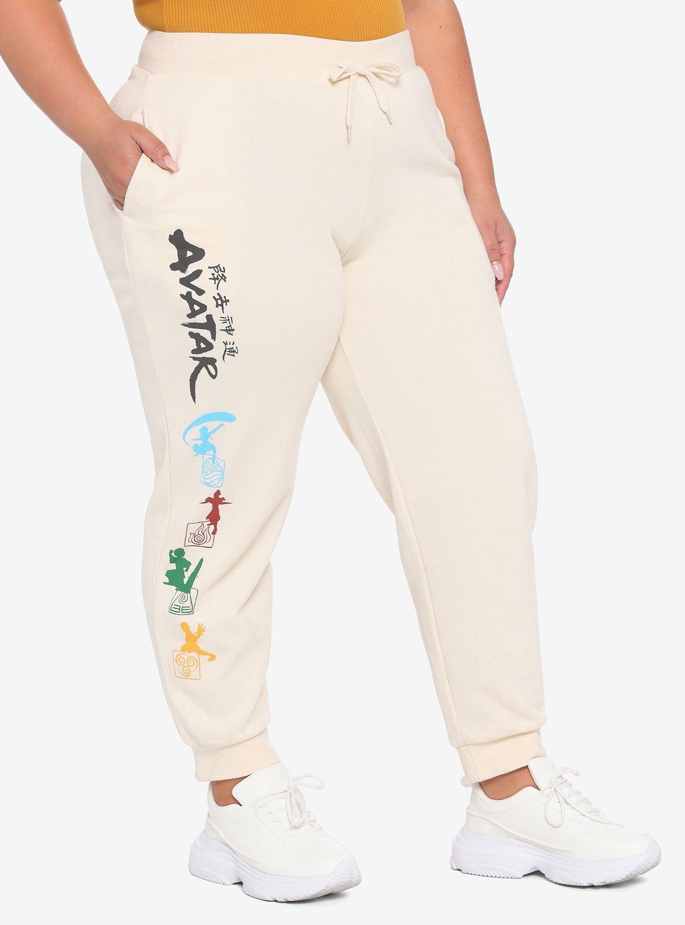 Avatar: The Last Airbender Team Avatar Silhouettes Sweatpants Plus Size, MULTI, hi-res