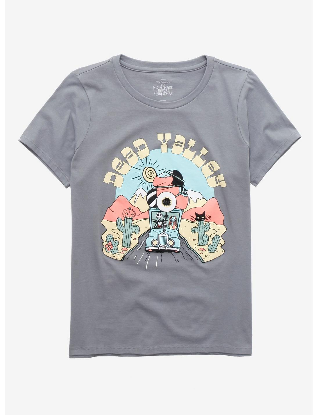 Disney The Nightmare Before Christmas Dead Valley T-Shirt - BoxLunch Exclusive, GREY, hi-res
