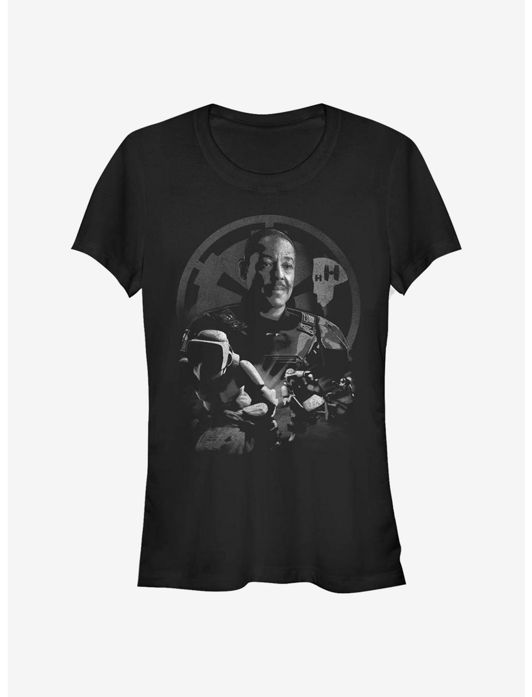 Star Wars The Mandalorian Moff Gideon Imperial Girls T-Shirt, BLACK, hi-res