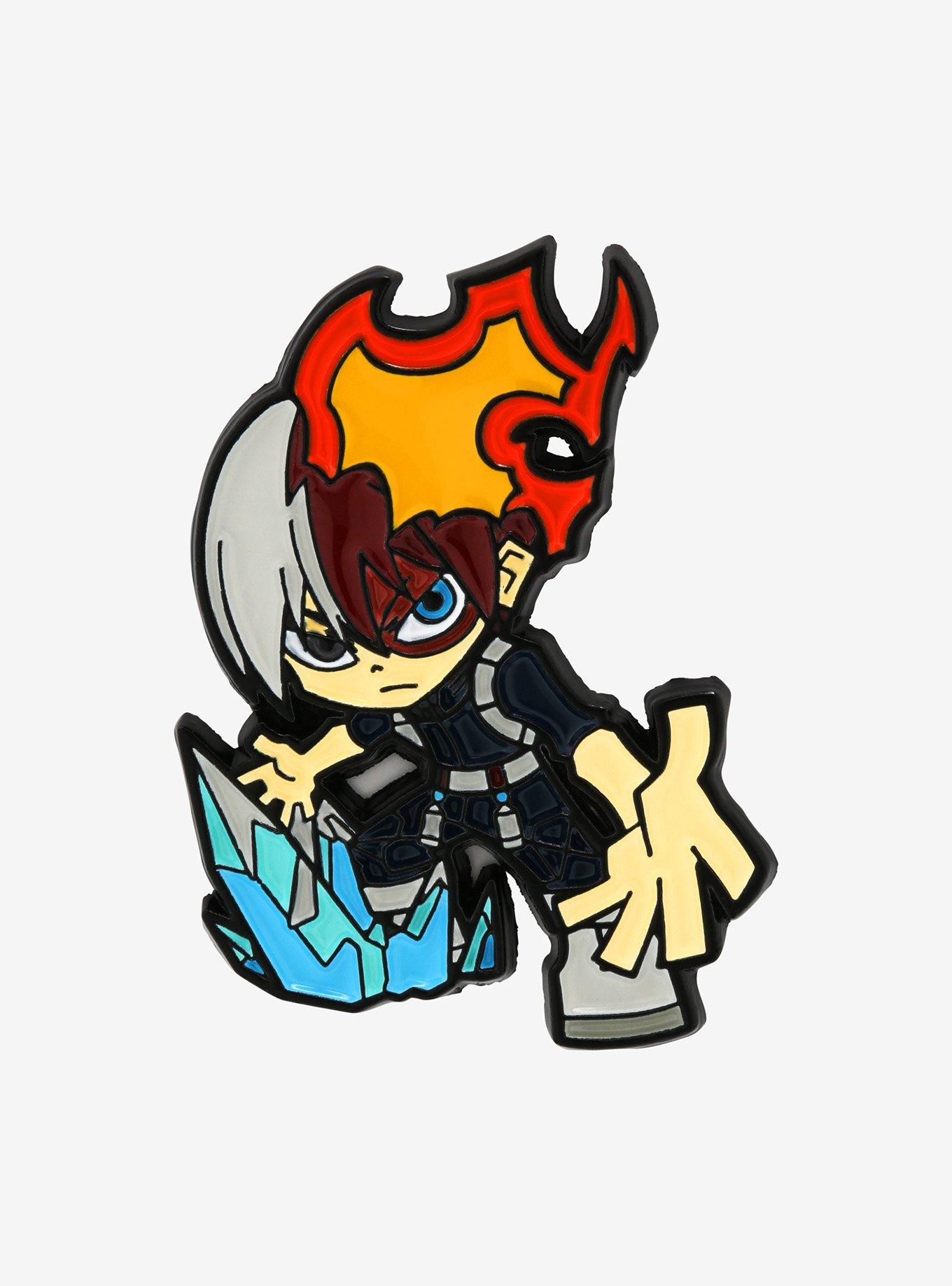 My Hero Academia Todoroki Chibi Enamel Pin, , hi-res
