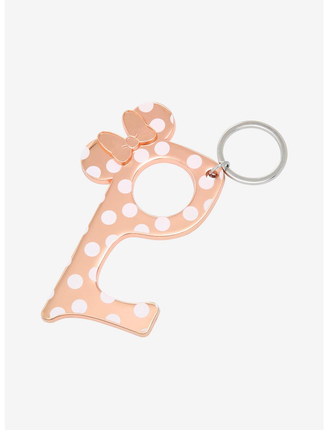 Disney Minnie Mouse Rose Gold Touch Tool Keychain, , hi-res
