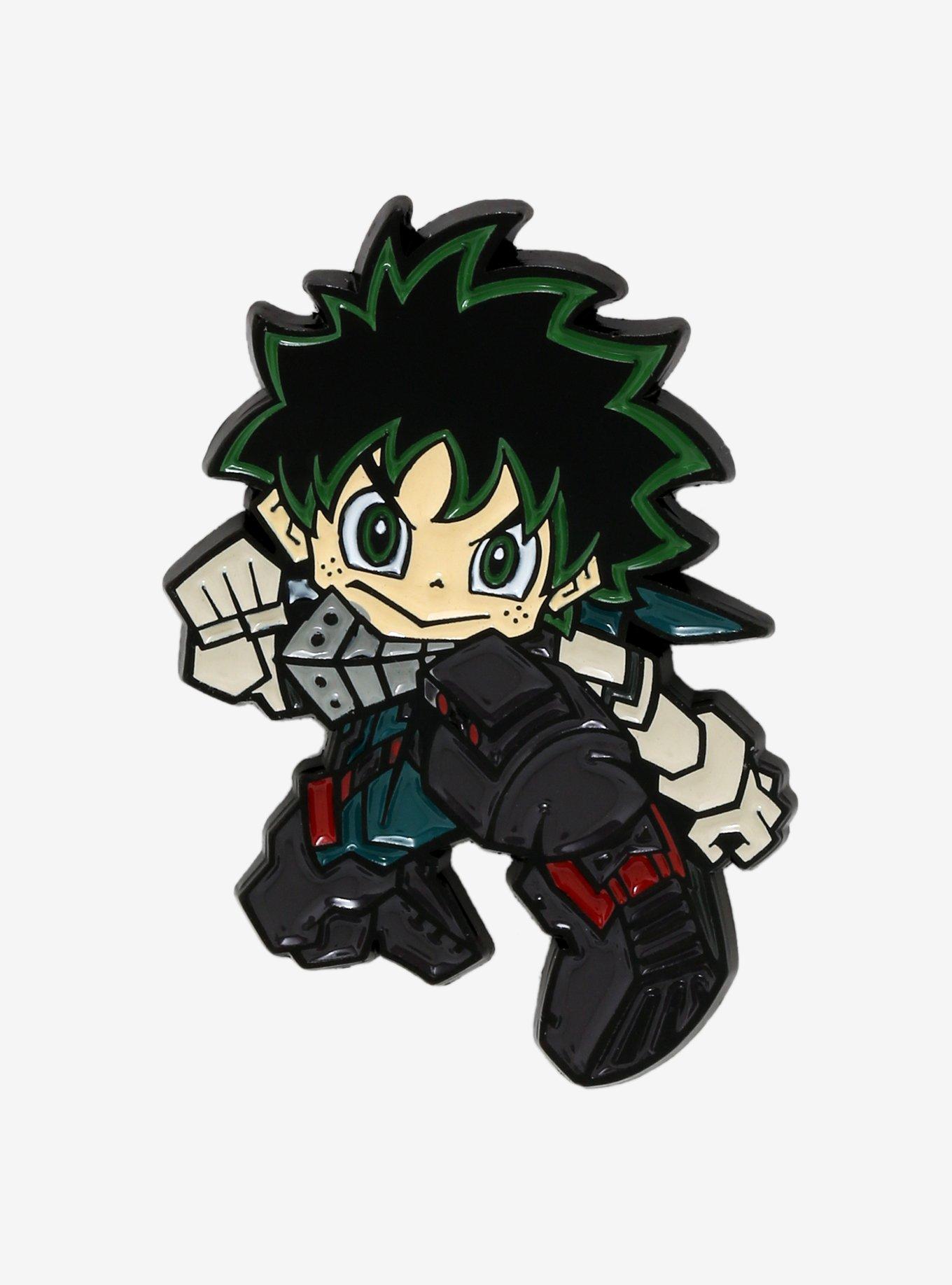 My Hero Academia Deku Shoot Style Chibi Enamel Pin, , hi-res