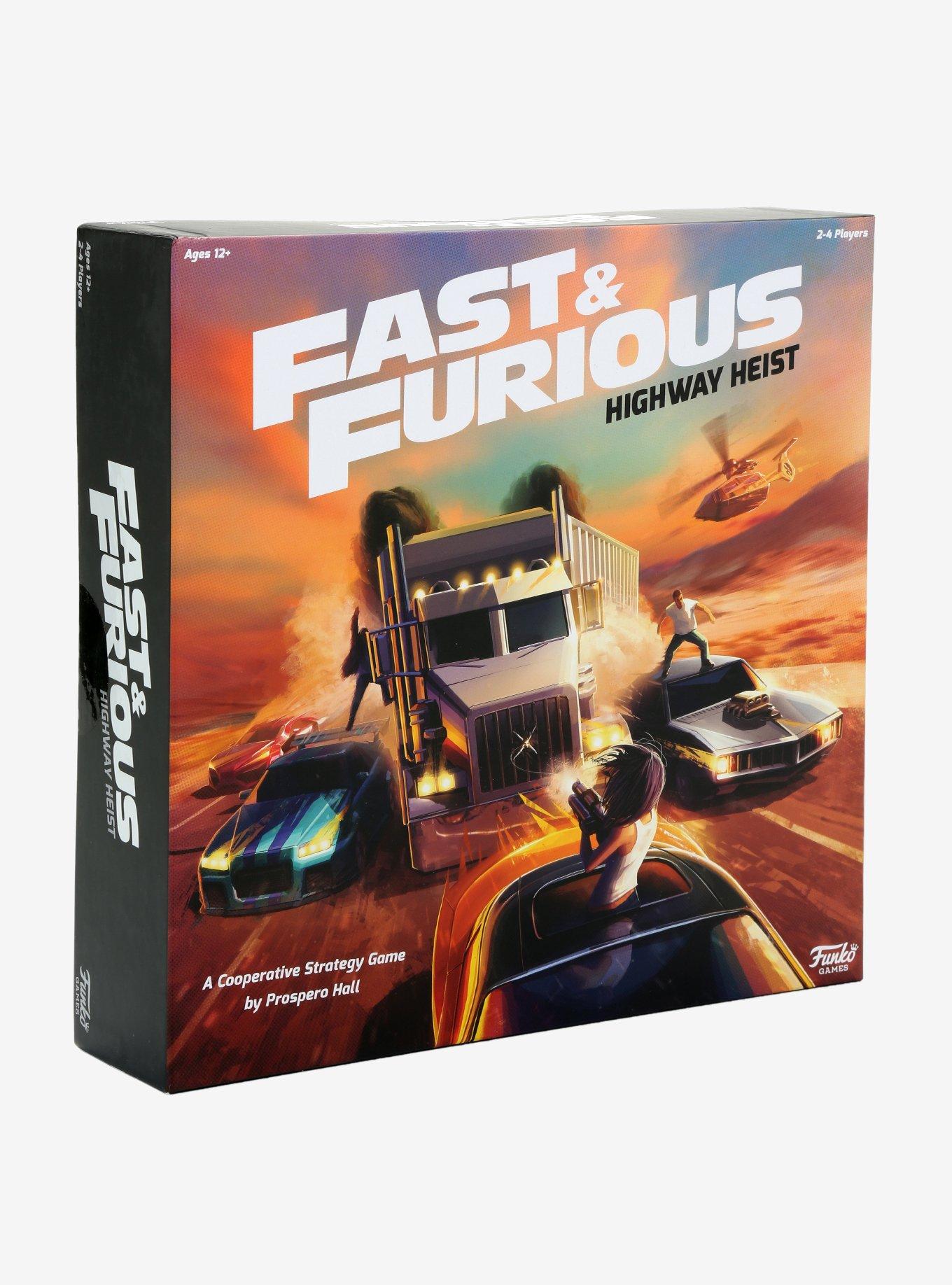 Funko Fast & Furious: Highway Heist – Juego De Mesa De Atracos Para 2-4 Jugadores, Mayores De 12 Años