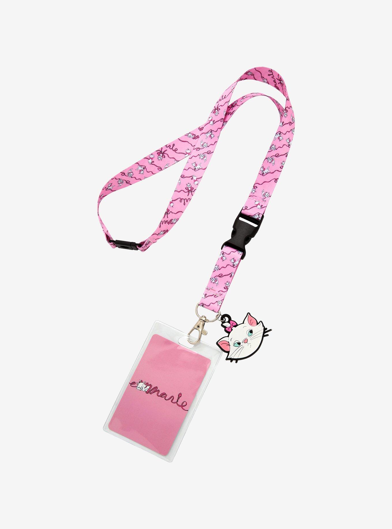 Disney The Aristocats Marie Ribbon Name Lanyard, , hi-res
