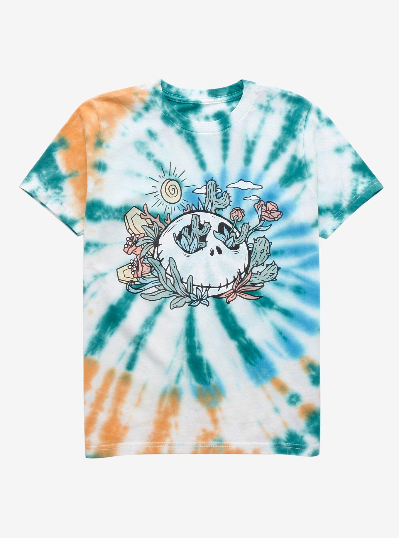 Disney The Nightmare Before Christmas Jack Skellington Desert Tie-Dye Youth T-Shirt - BoxLunch Exclusive, MULTI, hi-res