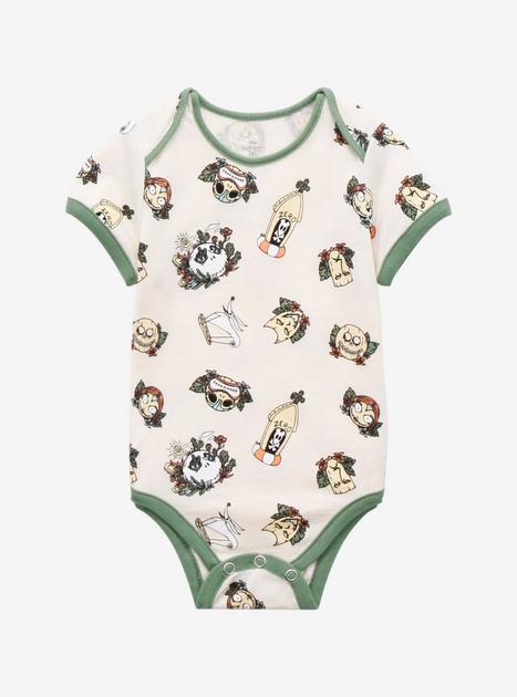 Disney The Nightmare Before Christmas Allover Print Infant One-Piece ...