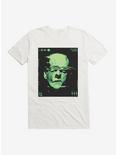 Universal Monsters Frankenstein It's Alive Glitch T-Shirt, WHITE, hi-res