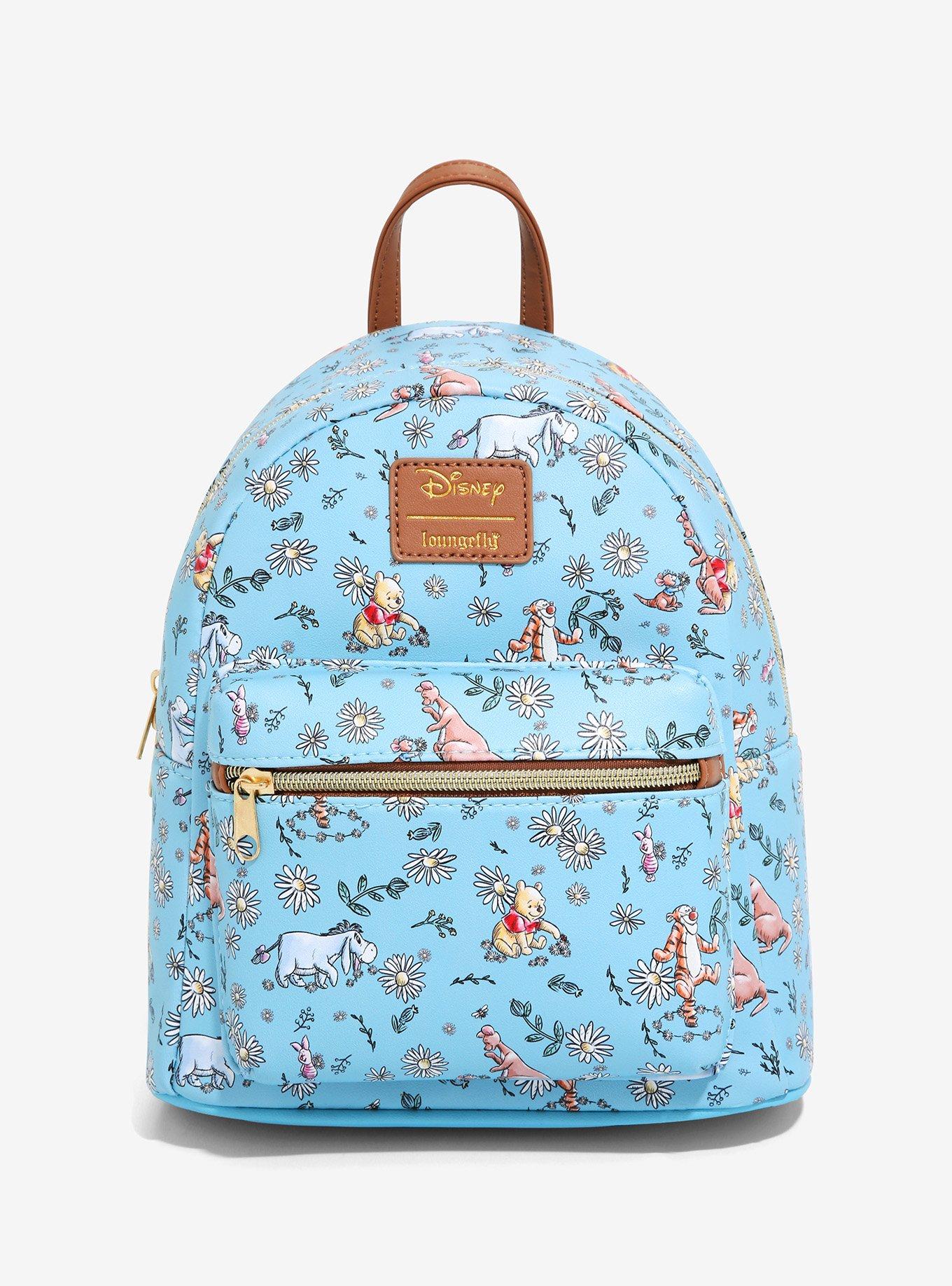 Loungefly Disney Winnie The Pooh Sketch Daisies Mini Backpack, , hi-res