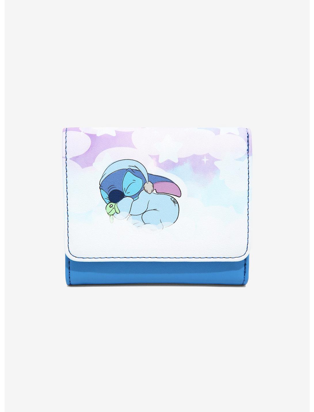 Loungefly Disney Lilo & Stitch Sleeping Clouds Mini Flap Wallet
