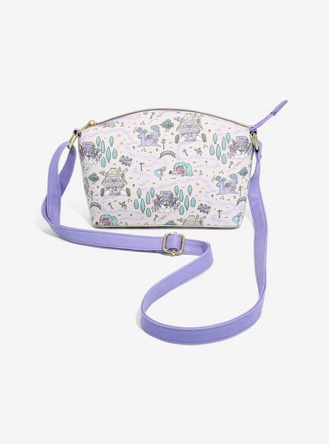 Loungefly Disney Alice In Wonderland Pastel Map Crossbody Bag | Hot Topic